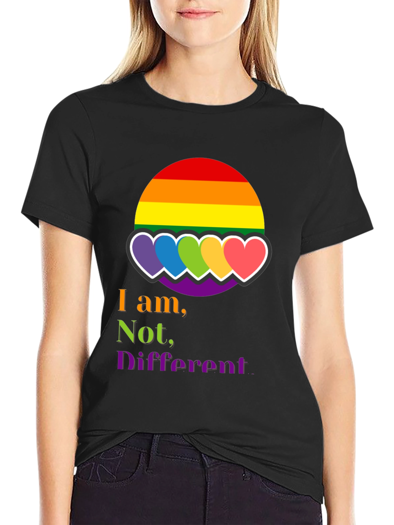 Inclusive Pride T-Shirt: I am Not Different