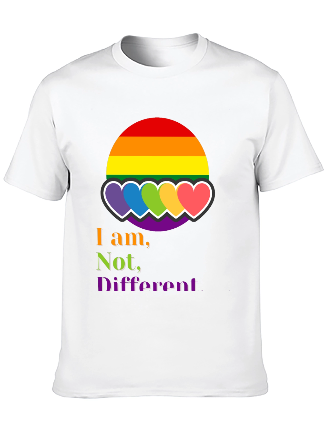 Inclusive Pride T-Shirt: I am Not Different