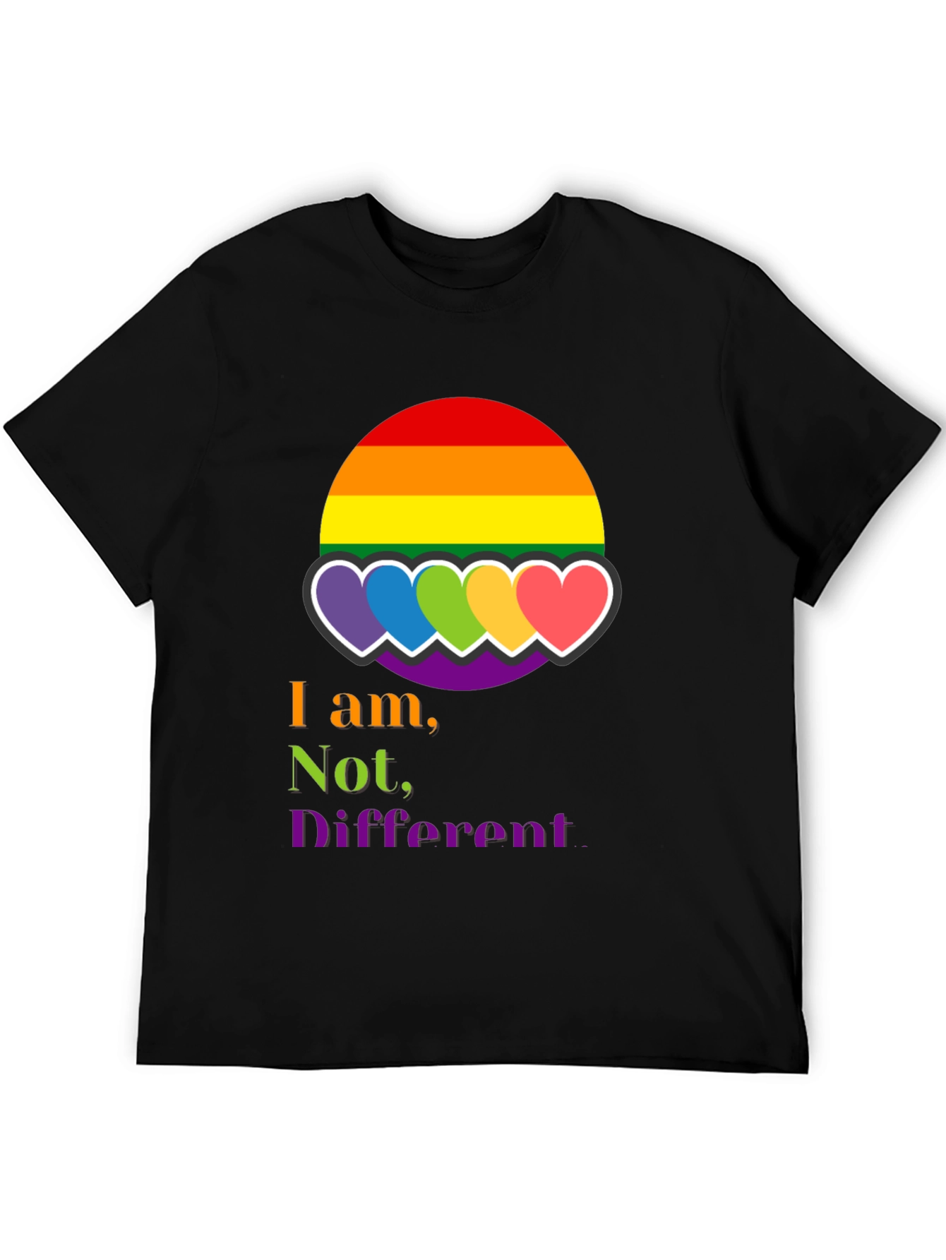 Inclusive Pride T-Shirt: I am Not Different