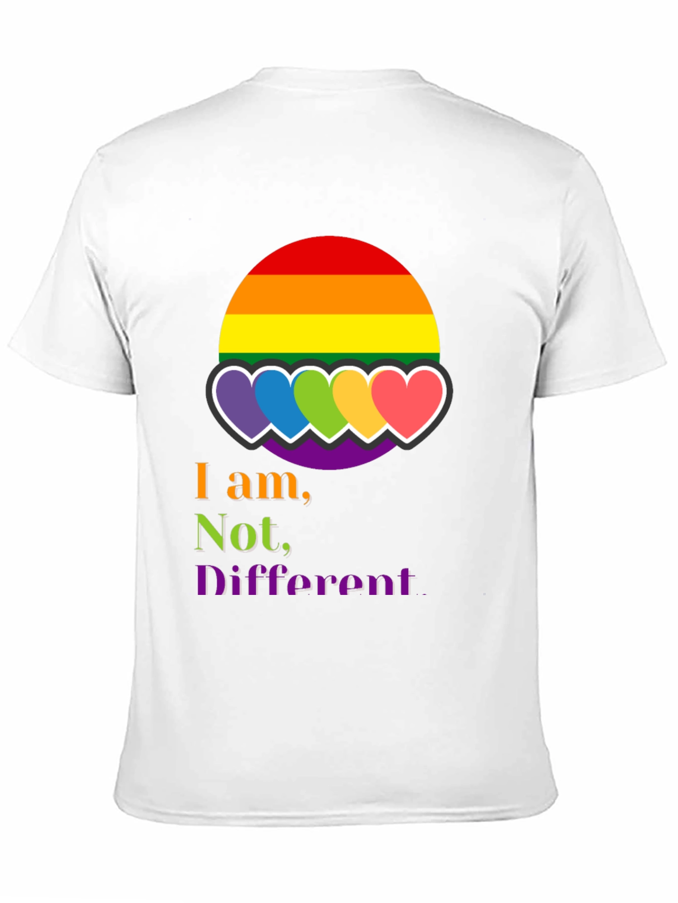 Inclusive Pride T-Shirt: I am Not Different