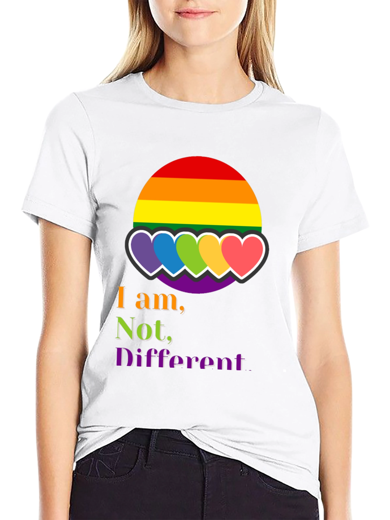 Inclusive Pride T-Shirt: I am Not Different