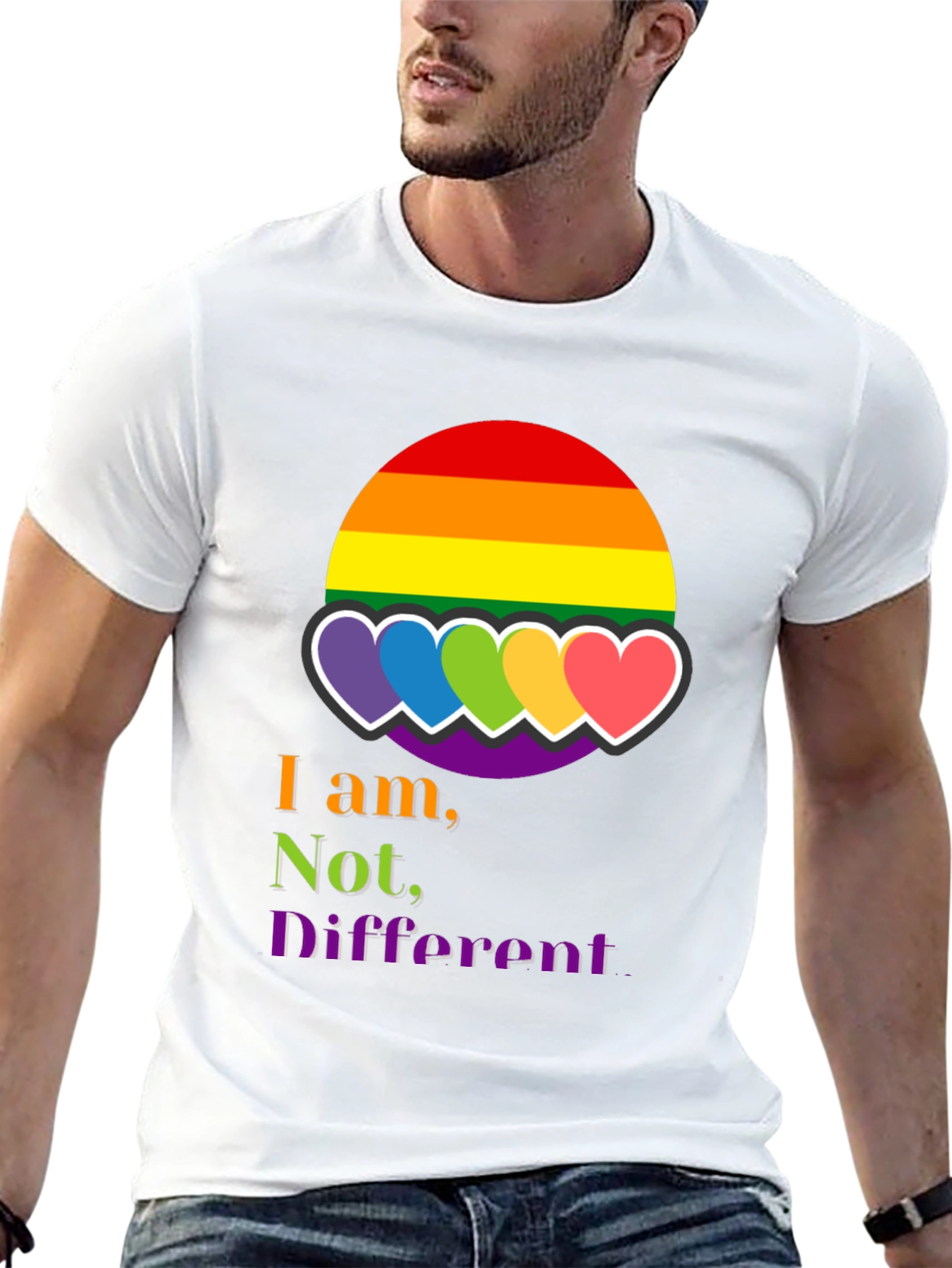 Inclusive Pride T-Shirt: I am Not Different