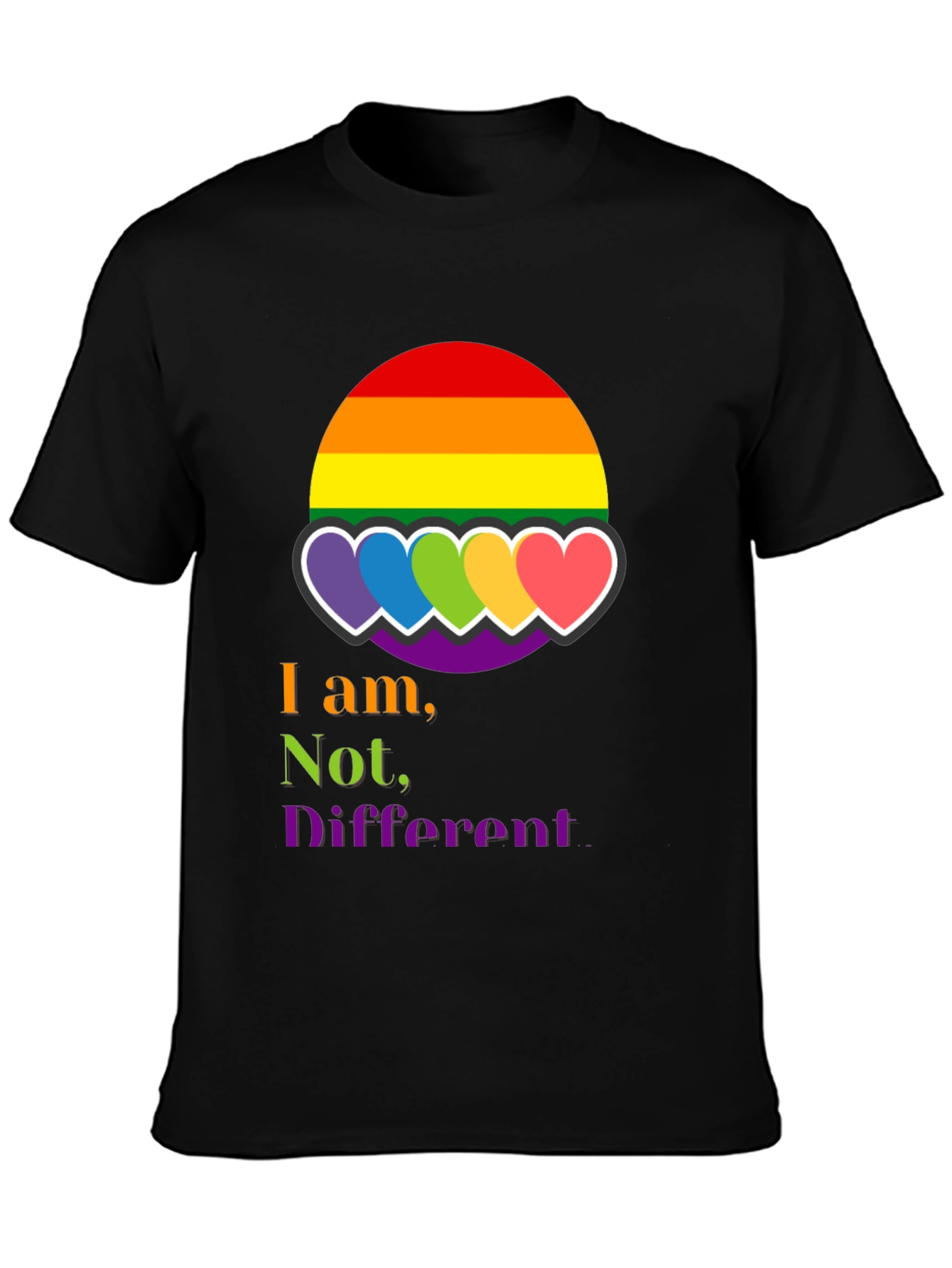 Inclusive Pride T-Shirt: I am Not Different