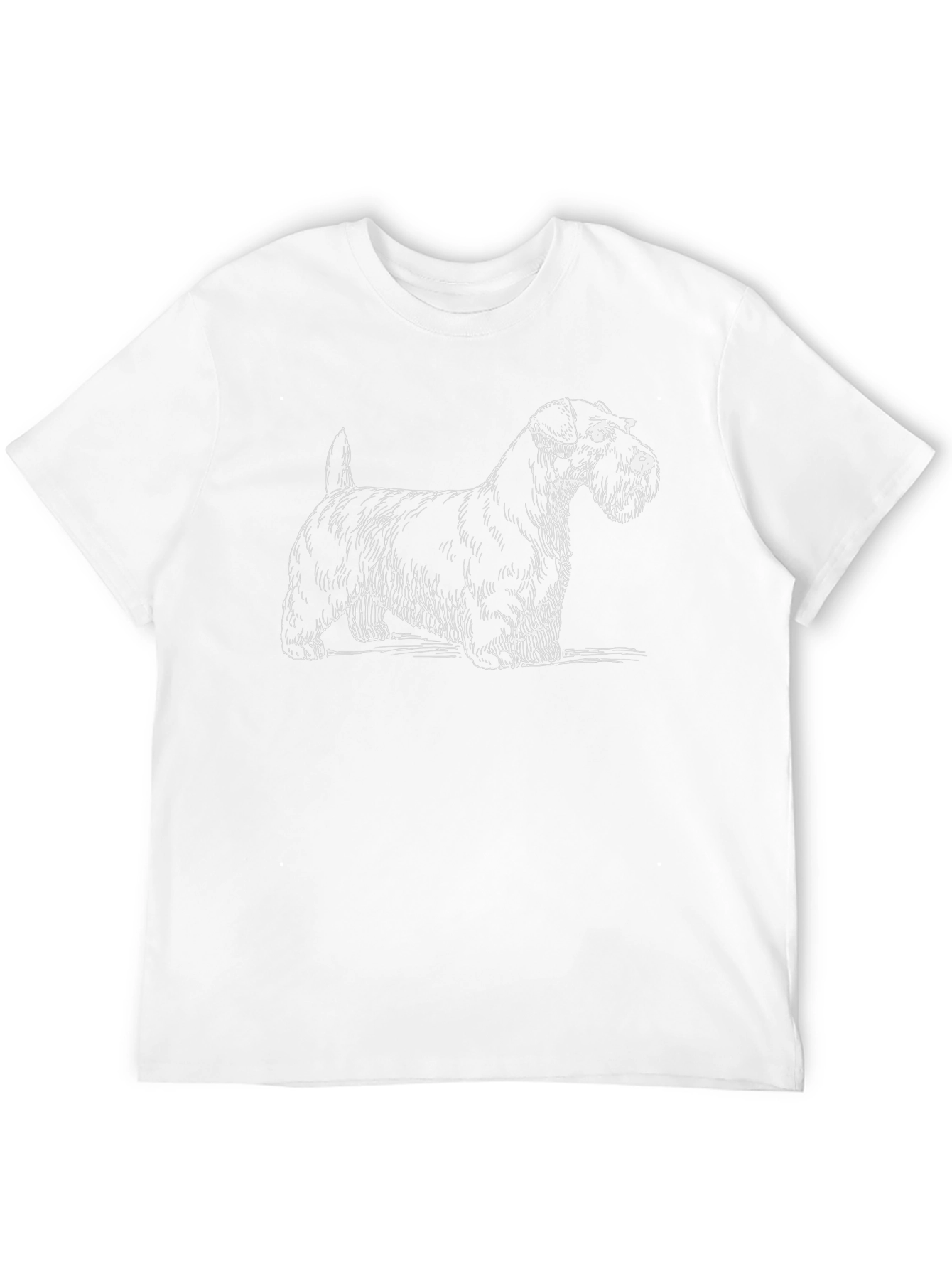 Scottish Terrier Graphic Tee - Black Cotton Casual Shirt