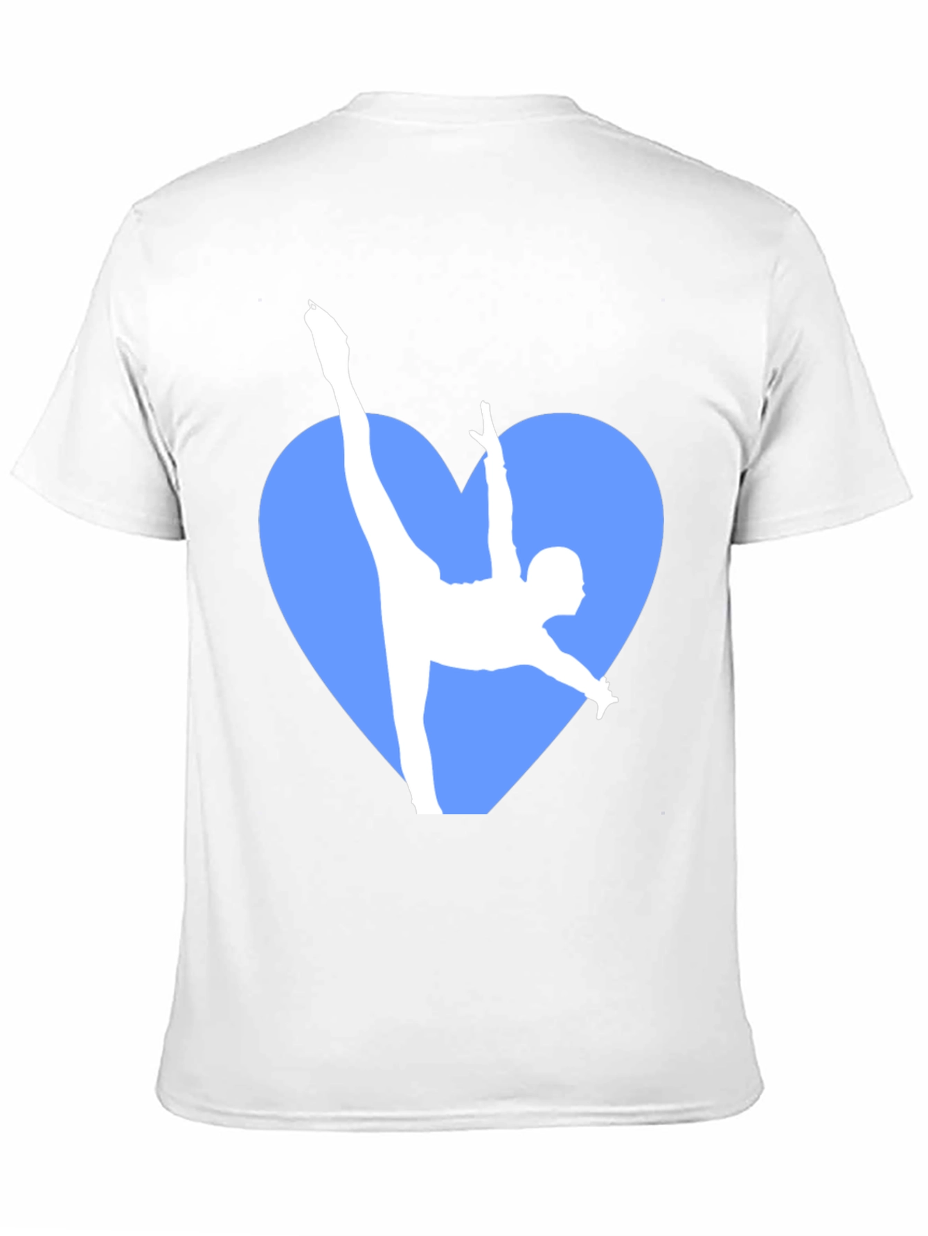 Gymnastics Heart Graphic Tee - Black