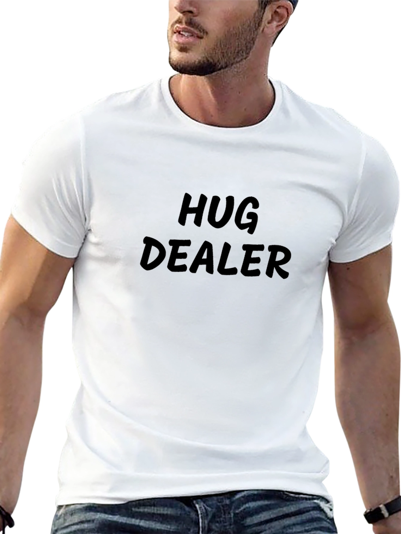 Hug Dealer Graphic Tee - Soft Cotton Blend