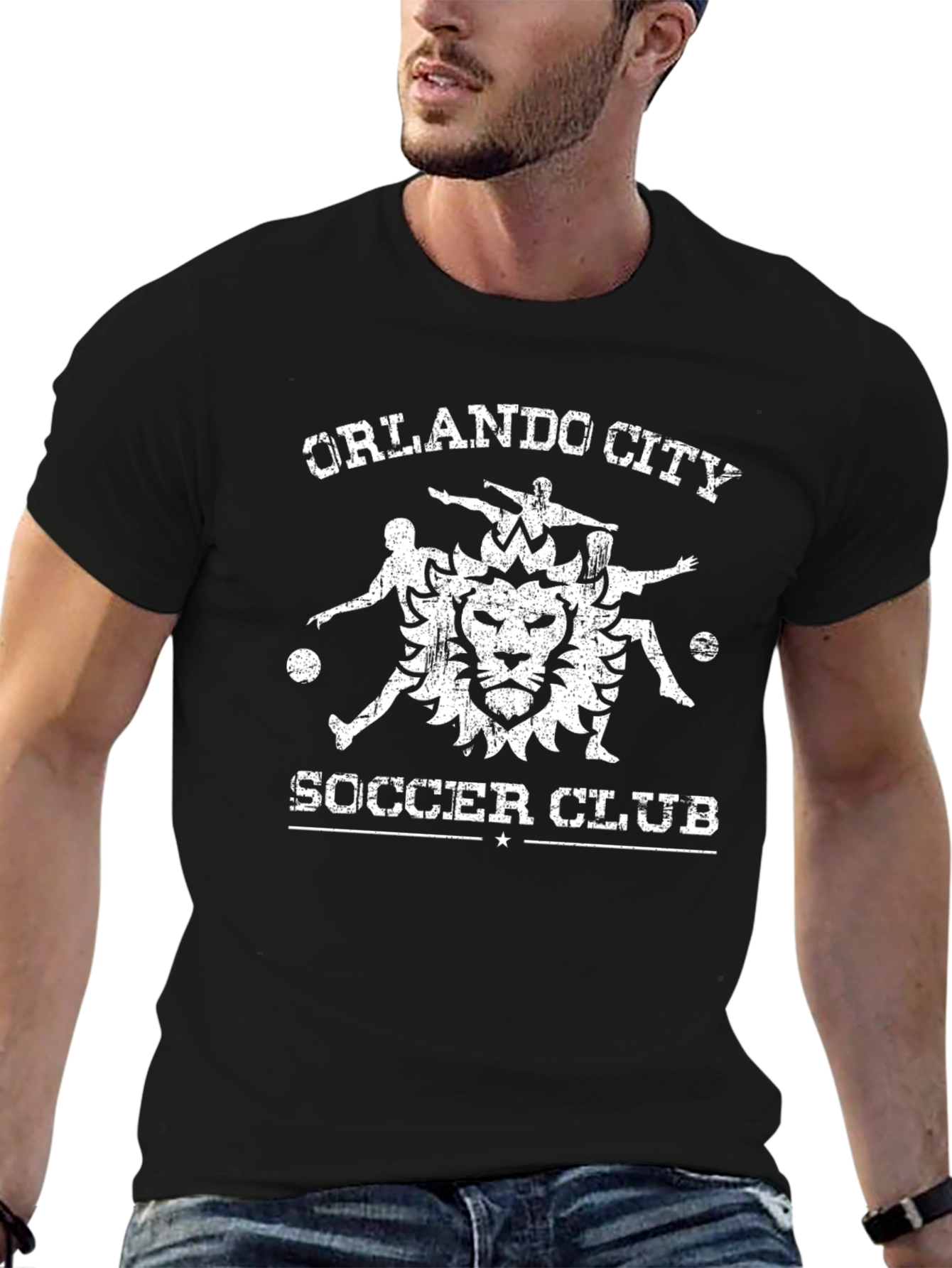 Orlando City Soccer Club Black Graphic Tee