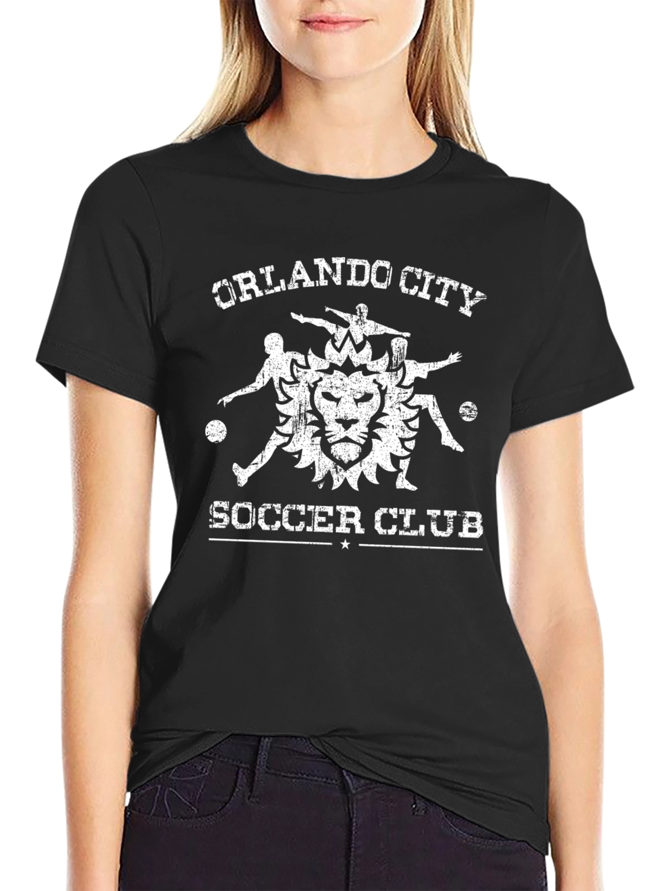 Orlando City Soccer Club Black Graphic Tee