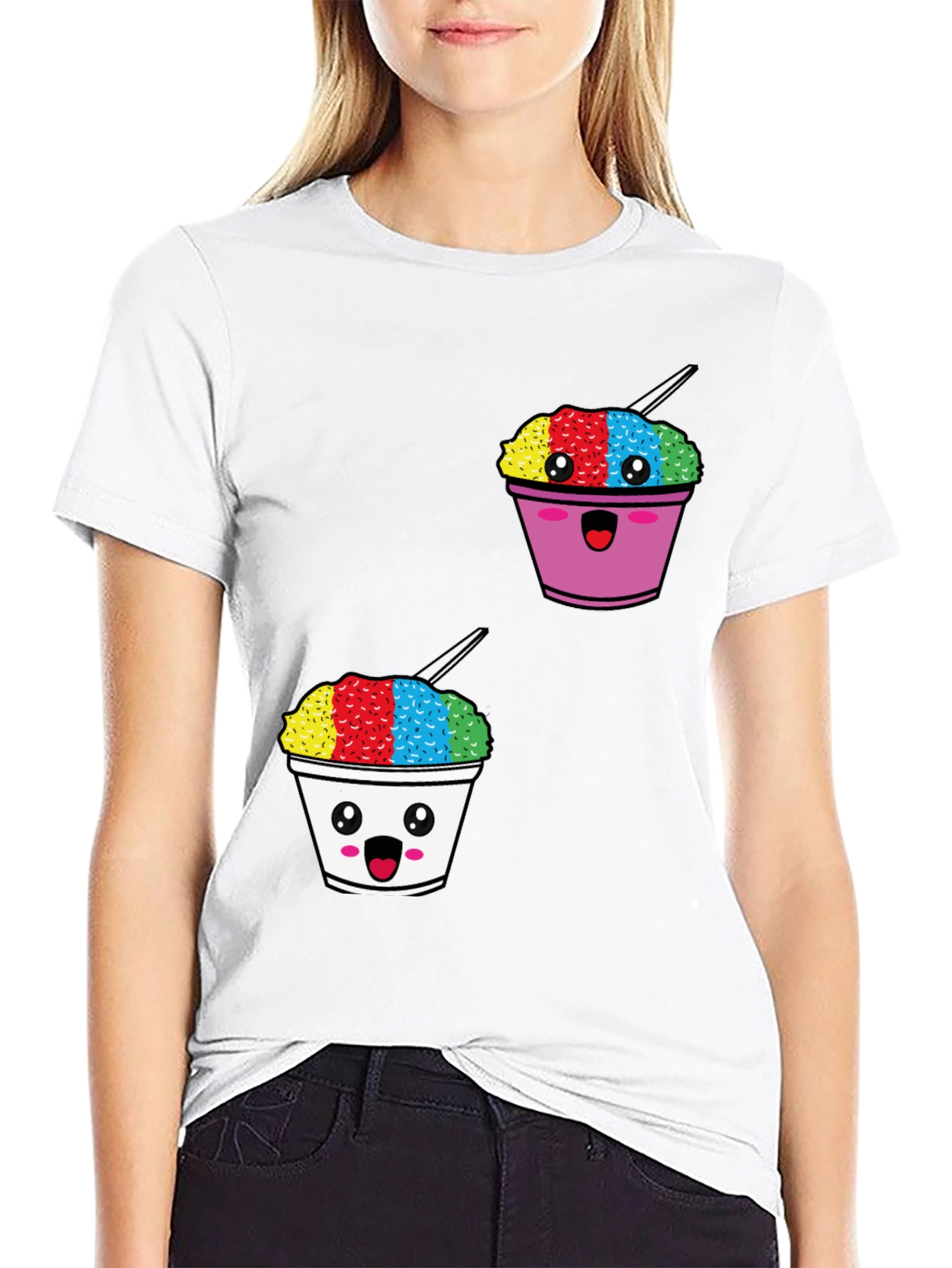 Kawaii Shaved Ice T-Shirt - Summer Fun Tee