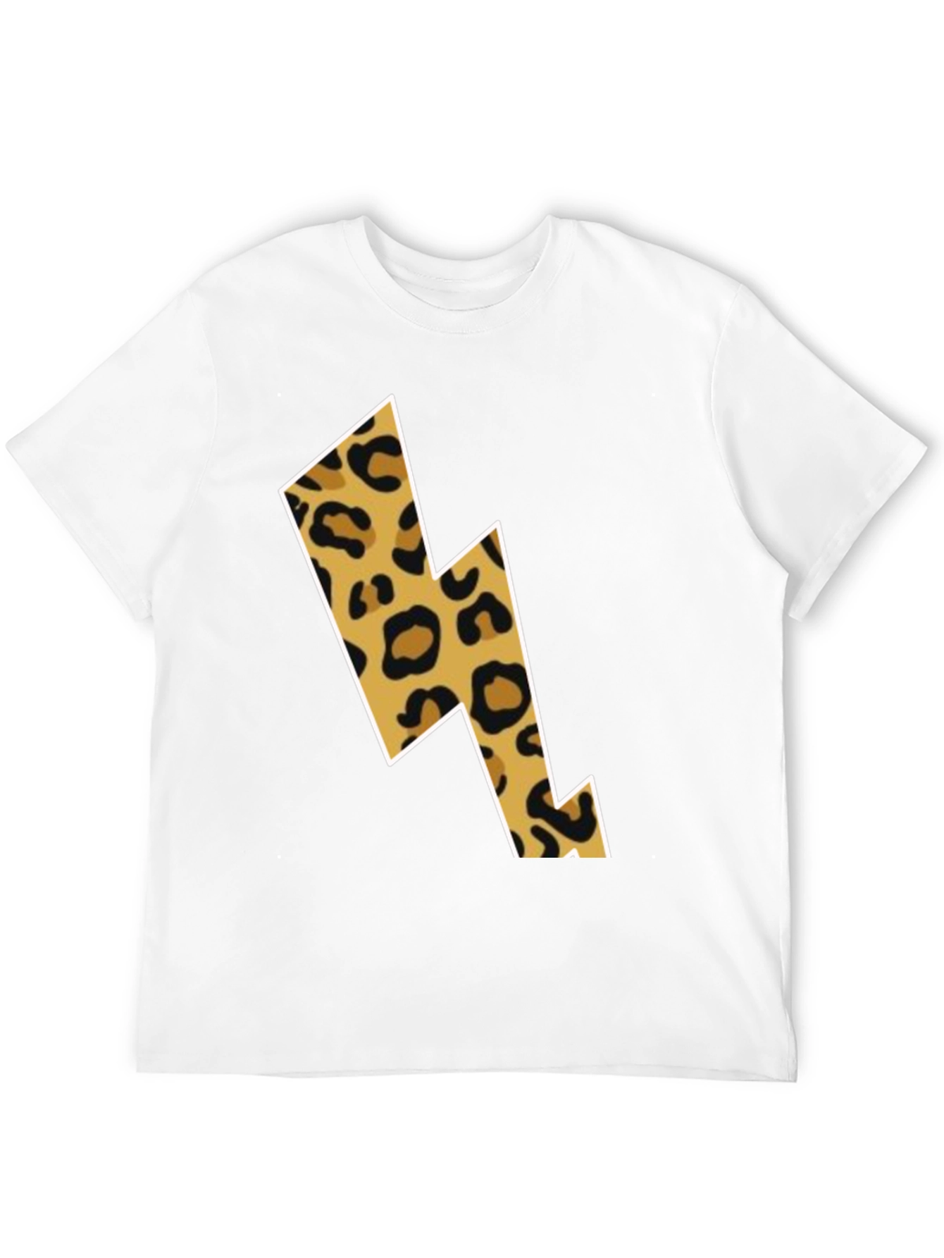 Leopard Lightning Bolt Graphic Tee