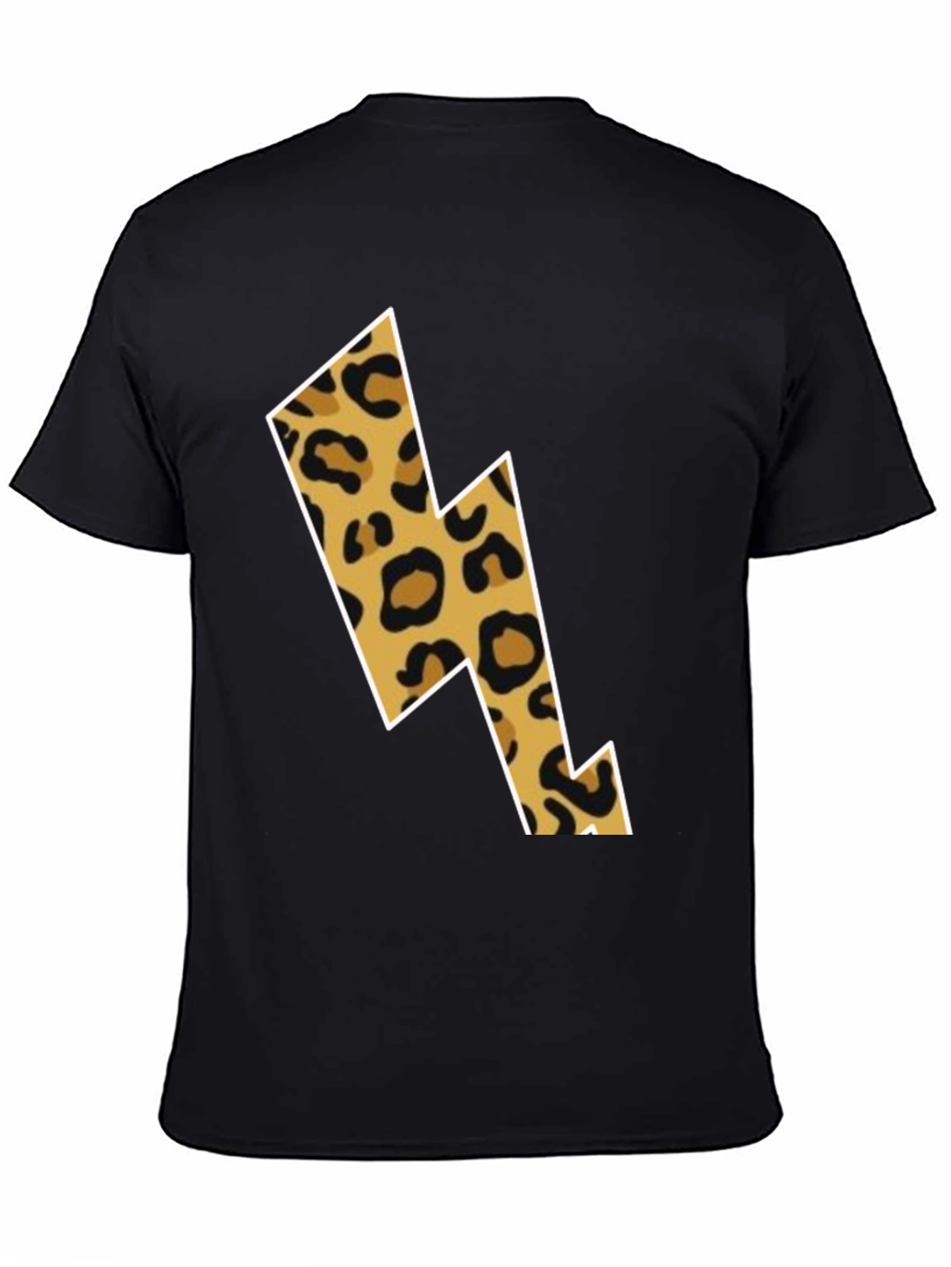 Leopard Lightning Bolt Graphic Tee