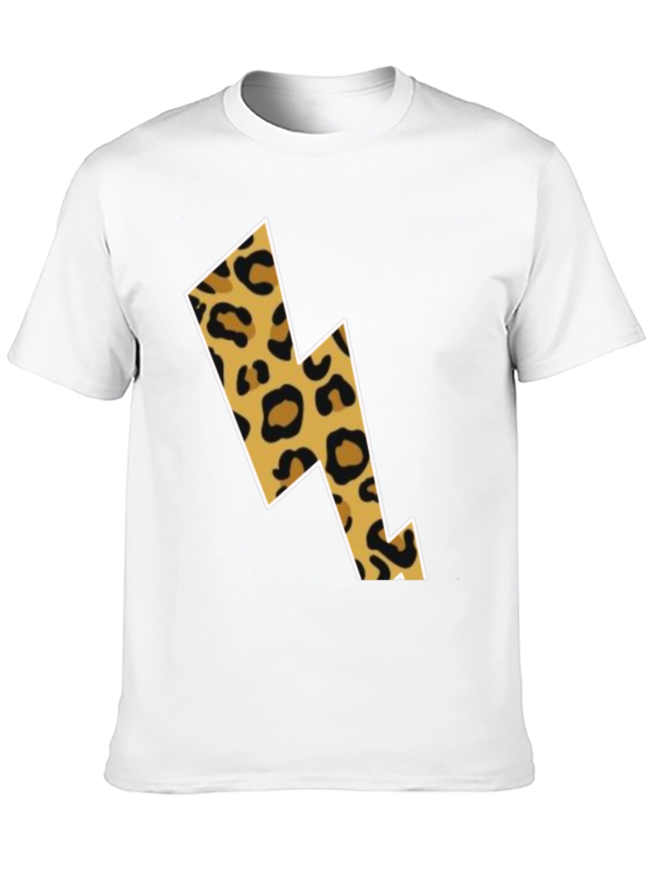 Leopard Lightning Bolt Graphic Tee