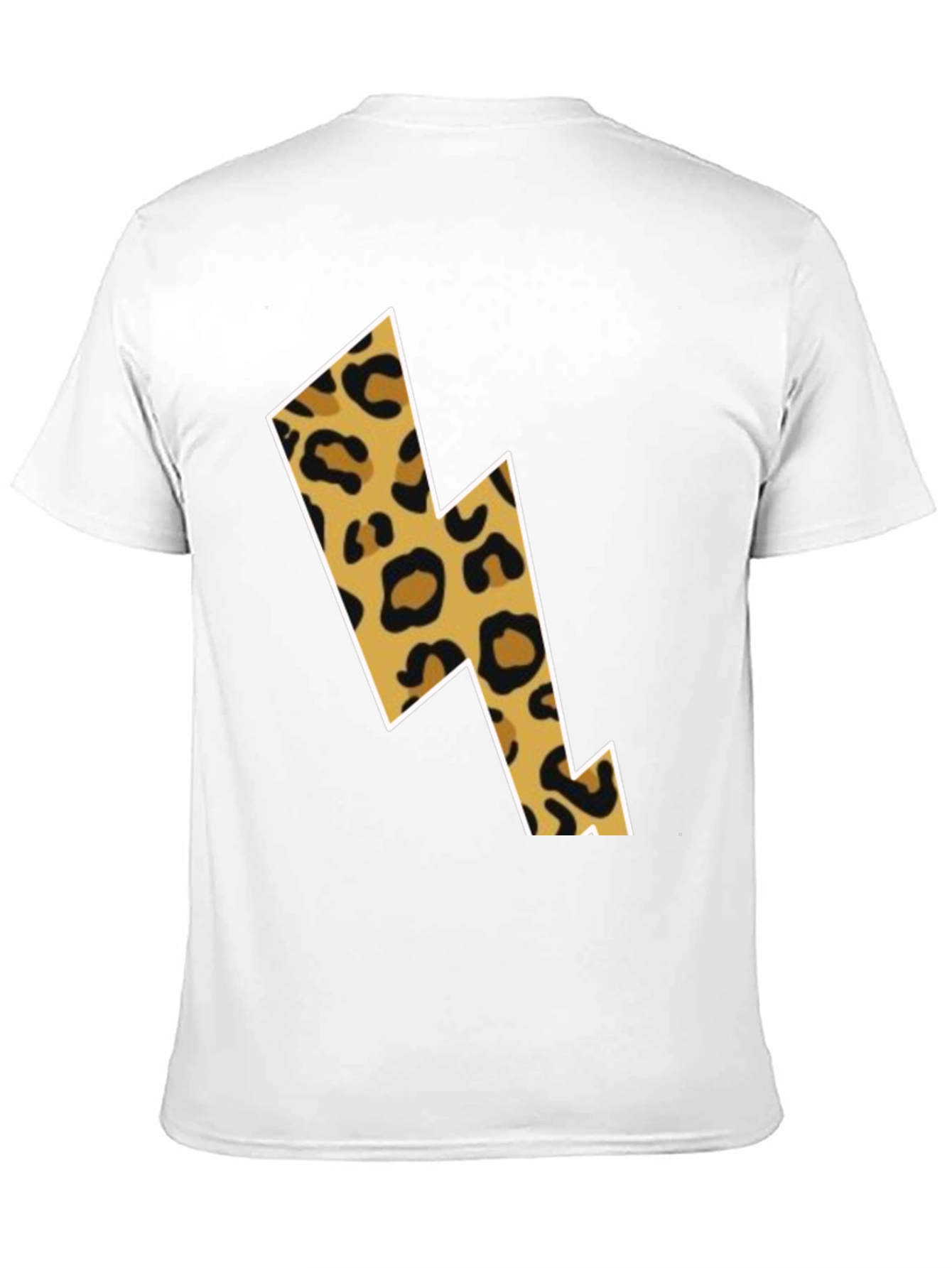 Leopard Lightning Bolt Graphic Tee