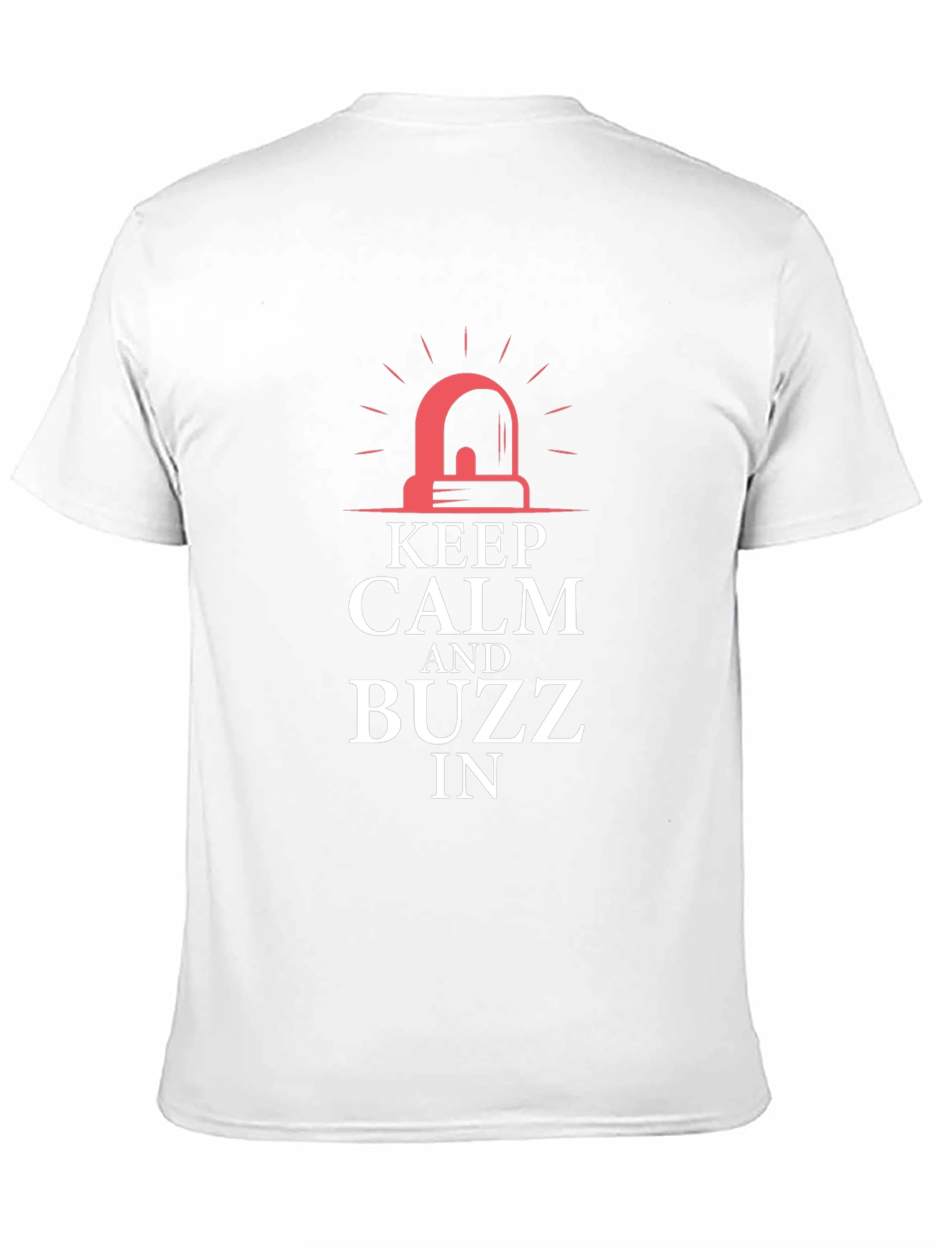 Keep Calm and Buzz In Black T-Shirt