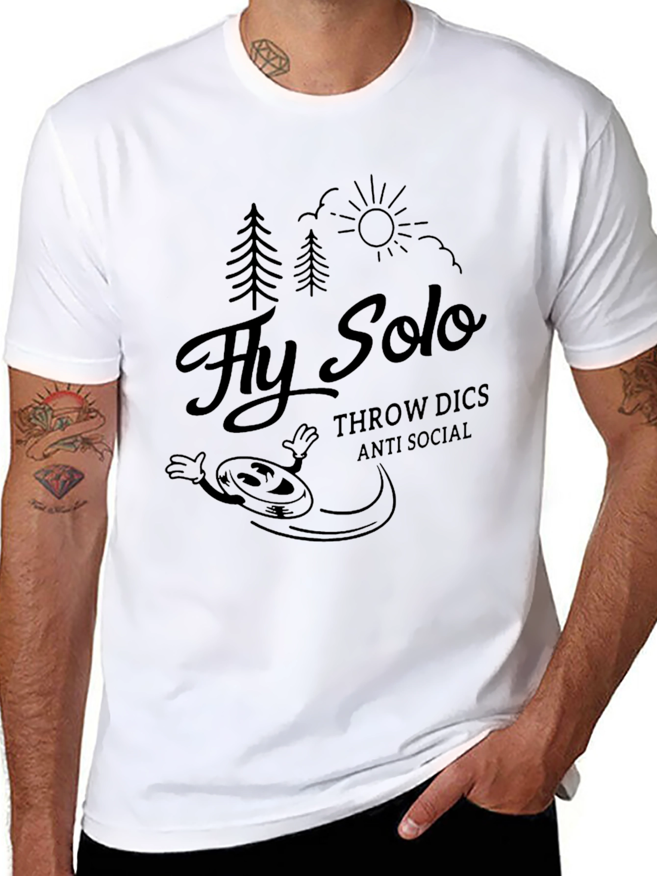 Fly Solo Disc Golf T-Shirt