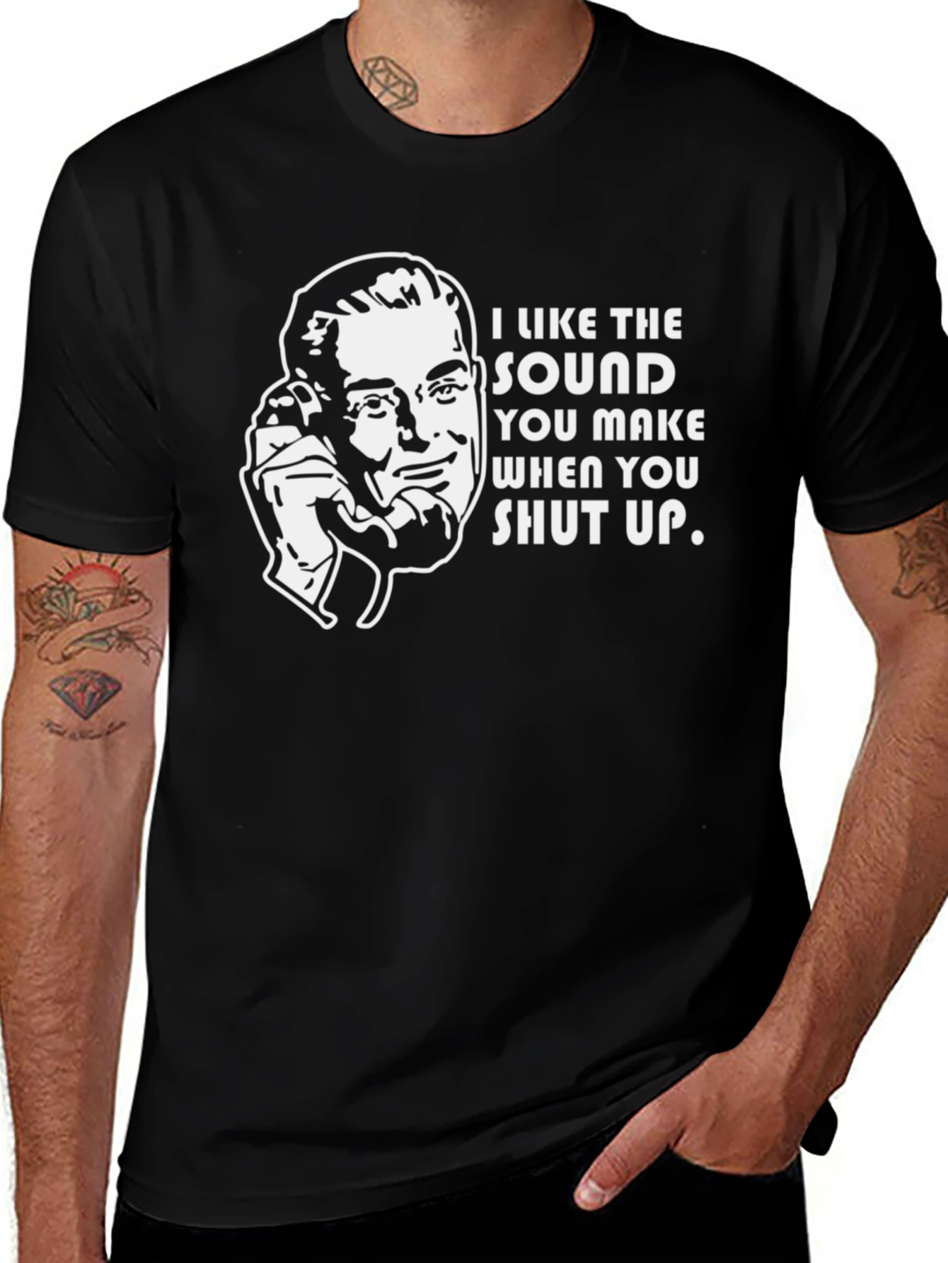 Sarcastic Humor T-Shirt - Shut Up!