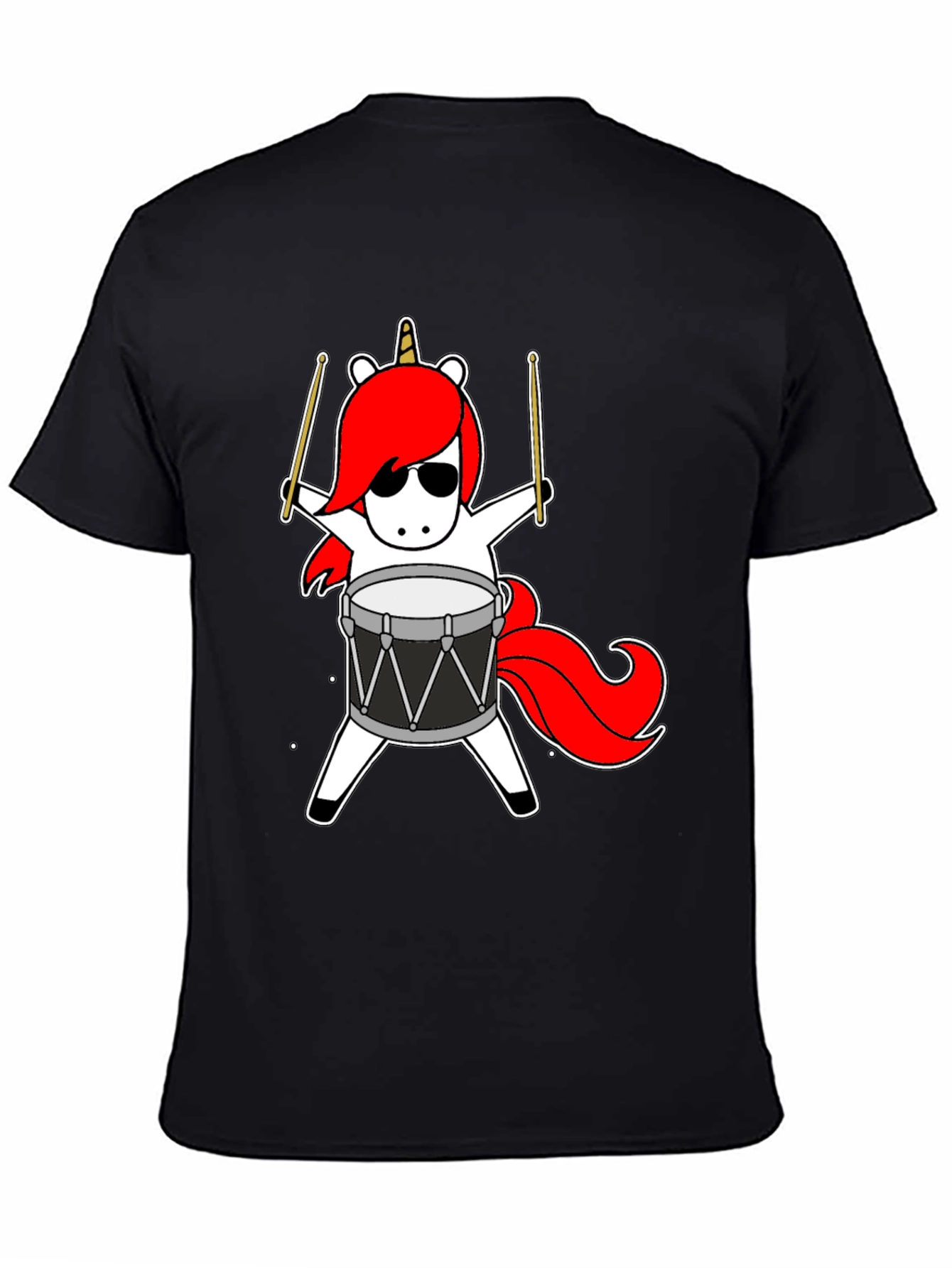 Unicorn Drummer Graphic Tee