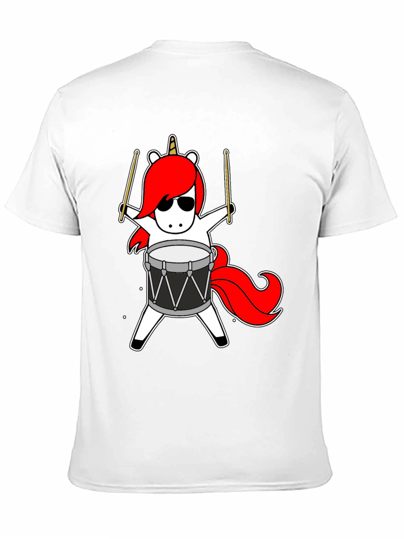 Unicorn Drummer Graphic Tee