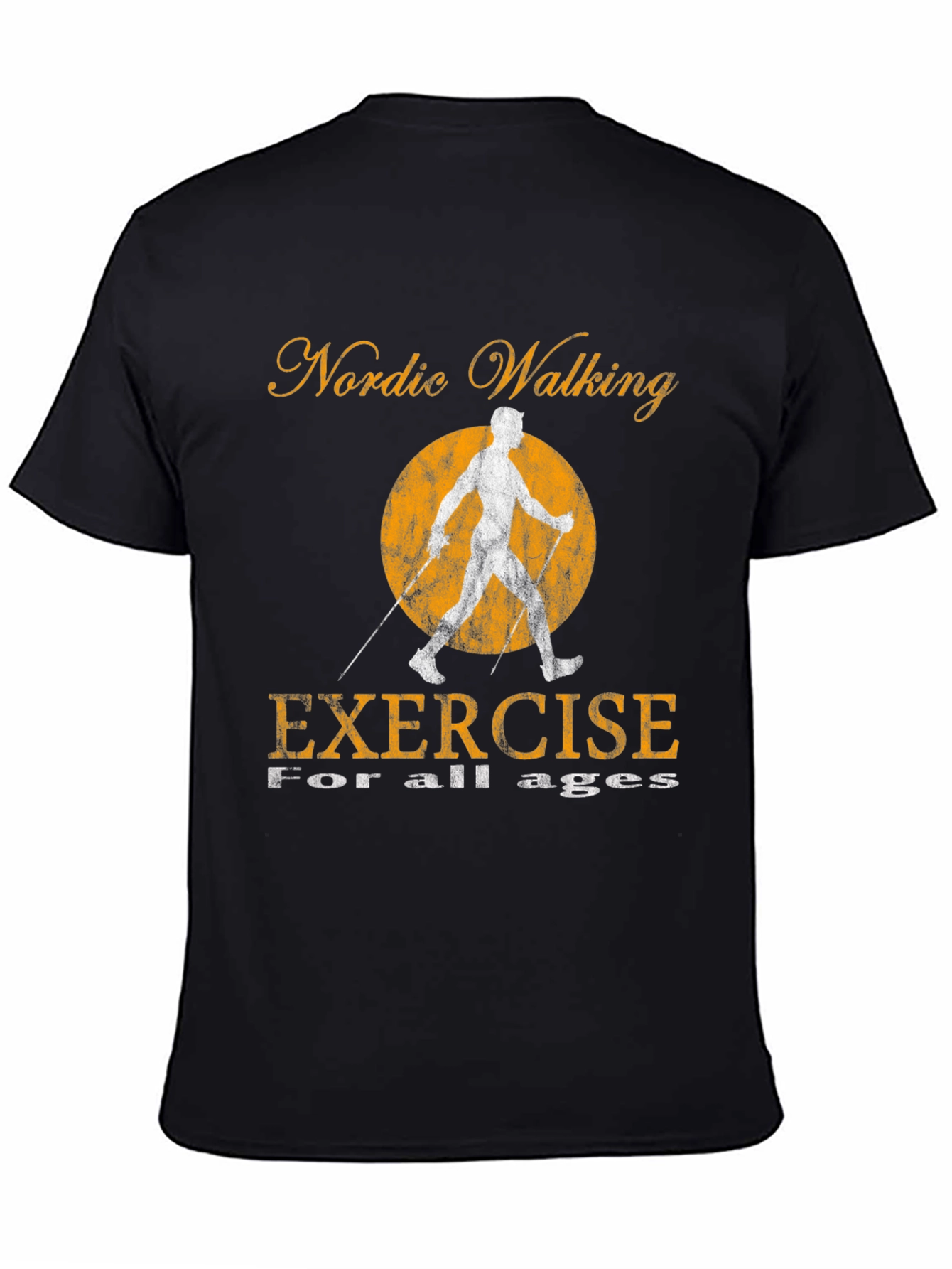 Nordic Walking Exercise T-Shirt - All Ages Fitness