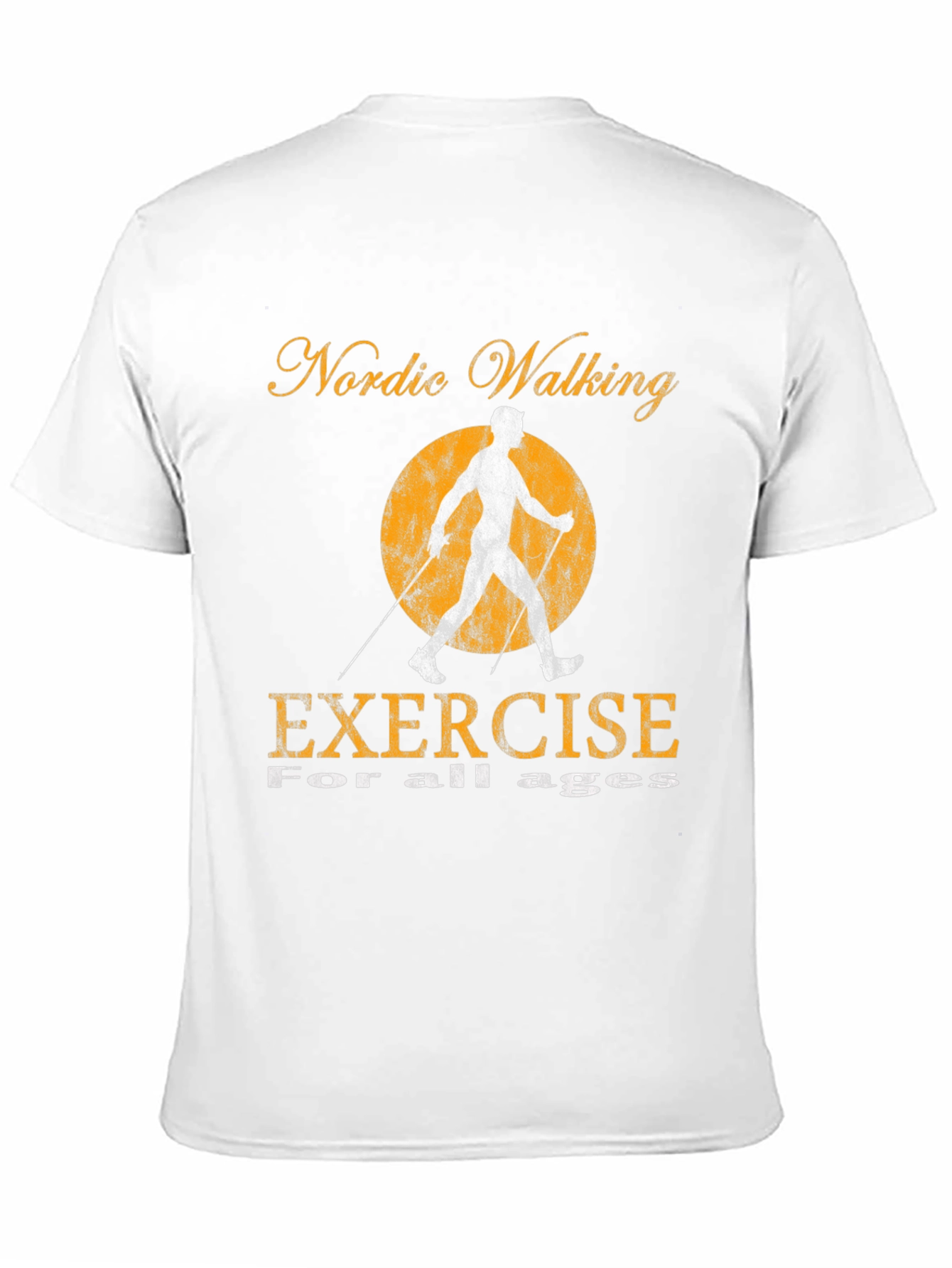 Nordic Walking Exercise T-Shirt - All Ages Fitness