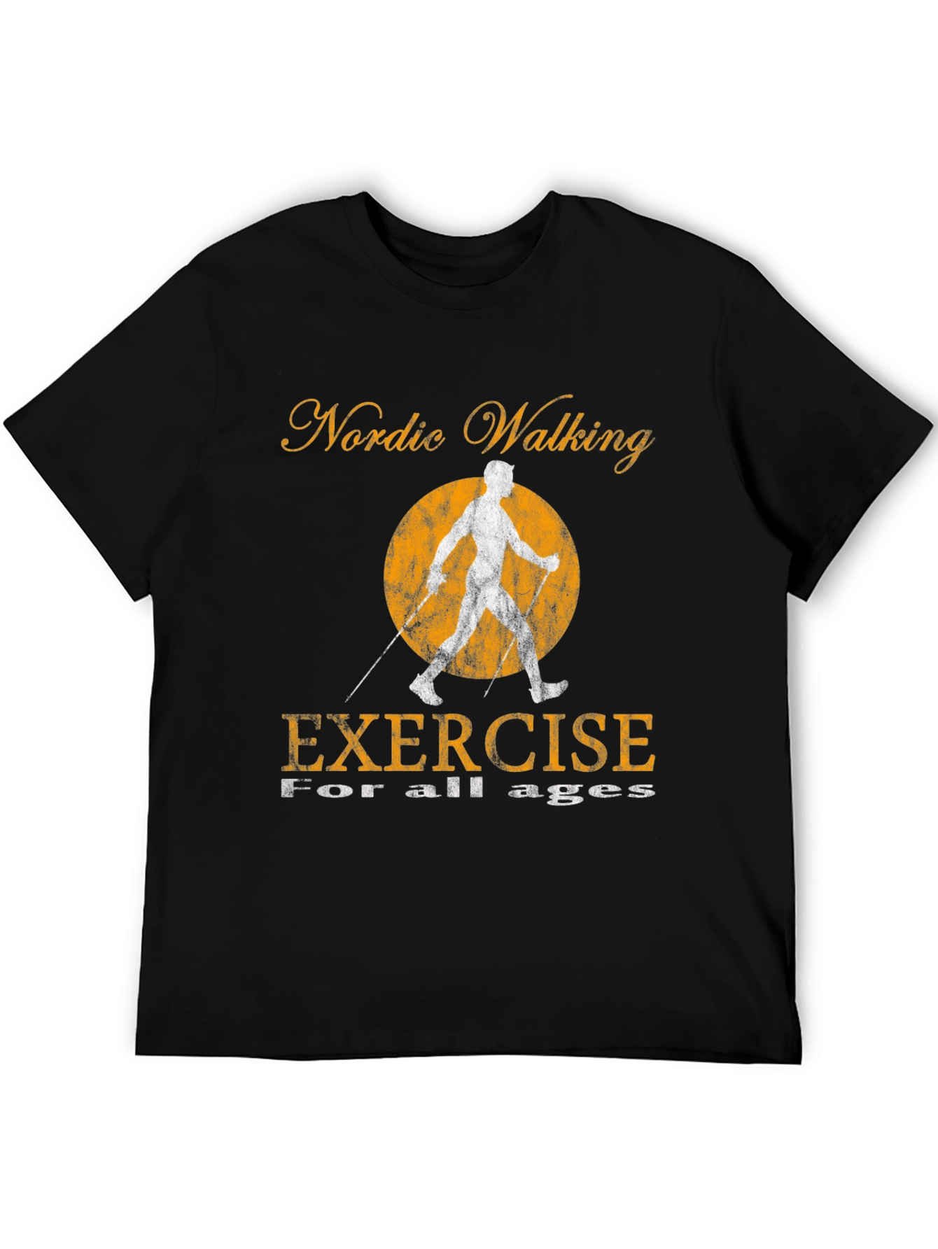 Nordic Walking Exercise T-Shirt - All Ages Fitness