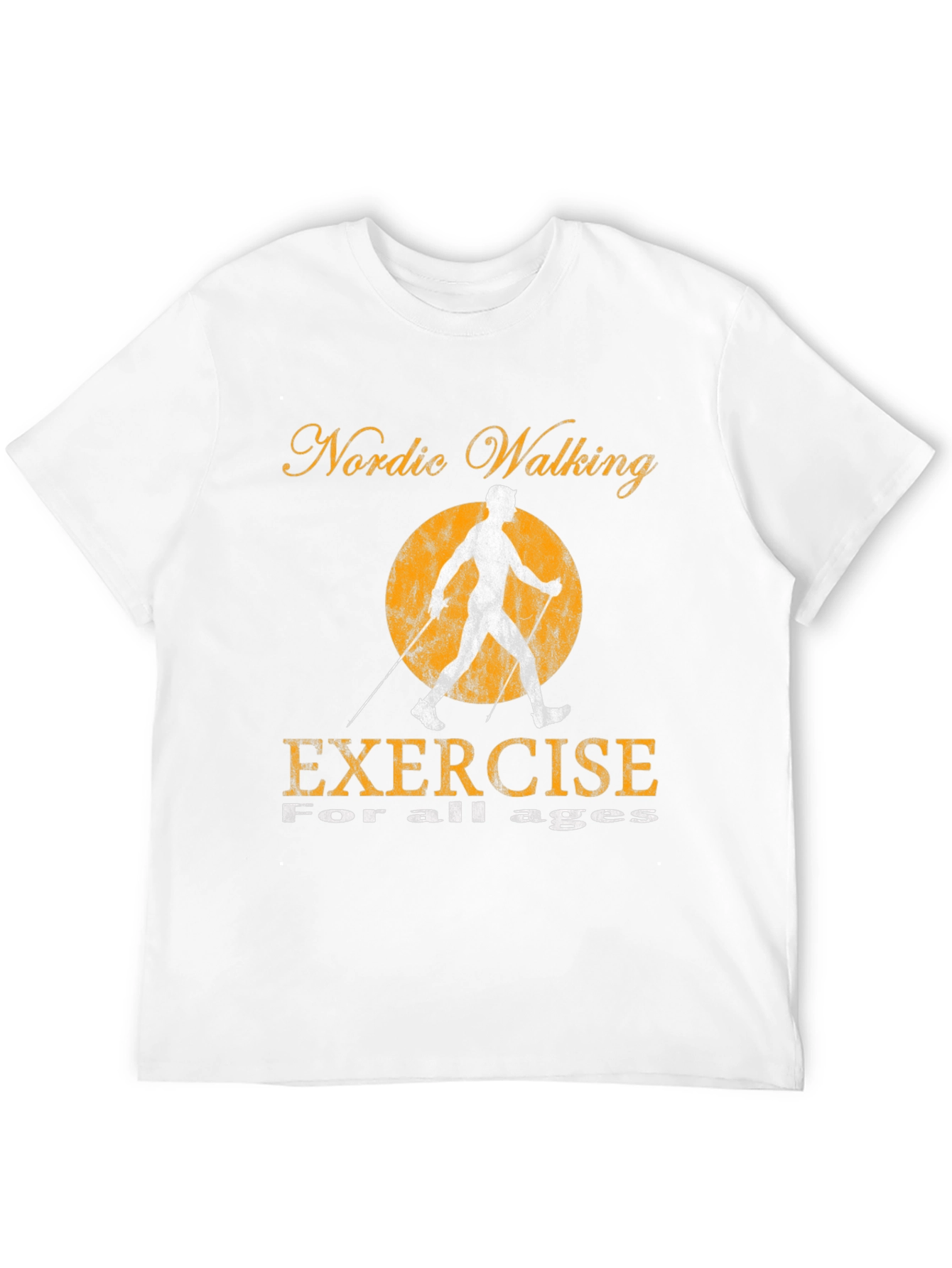 Nordic Walking Exercise T-Shirt - All Ages Fitness
