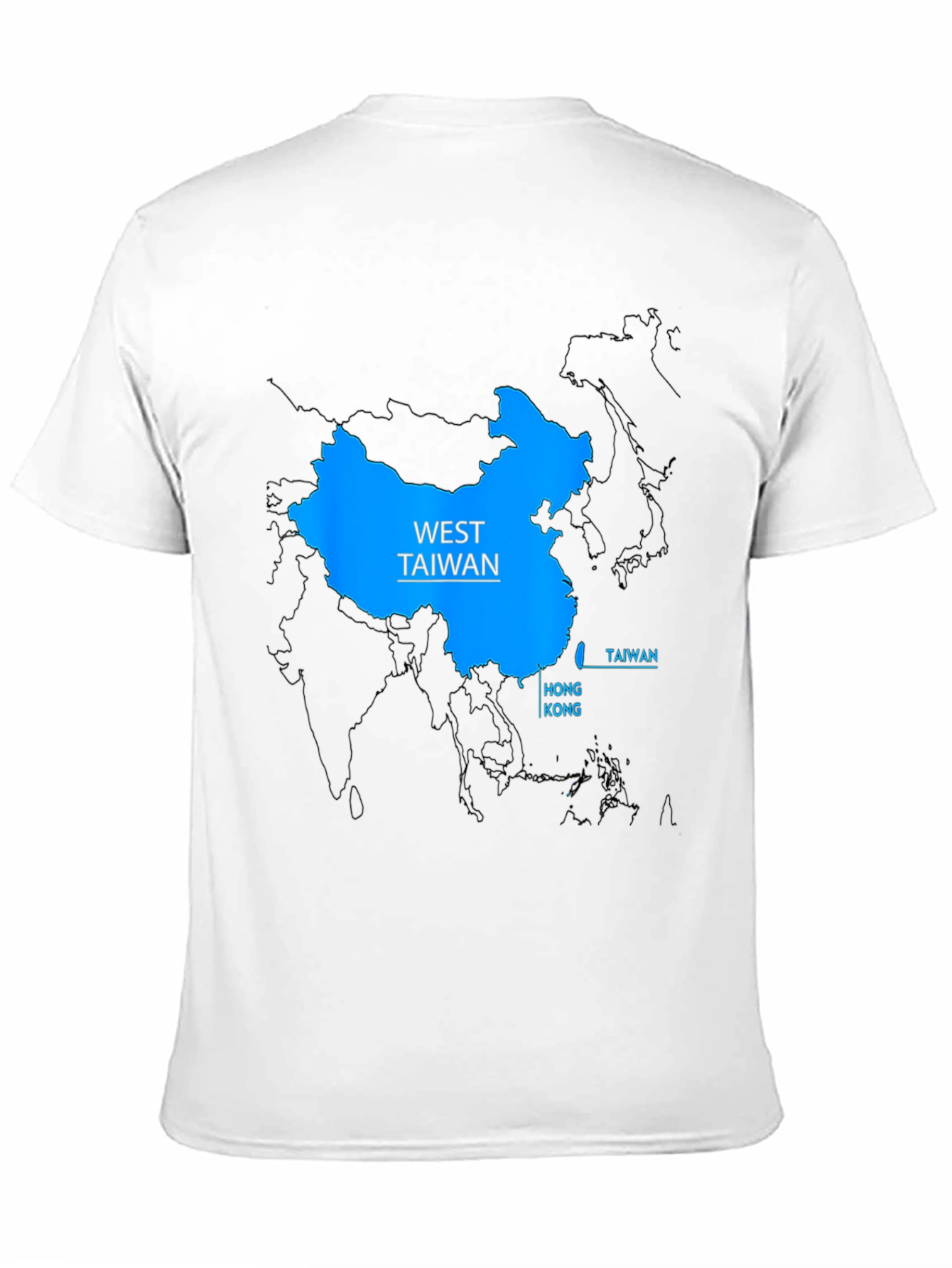 West Taiwan Map T-Shirt - Political Statement Tee