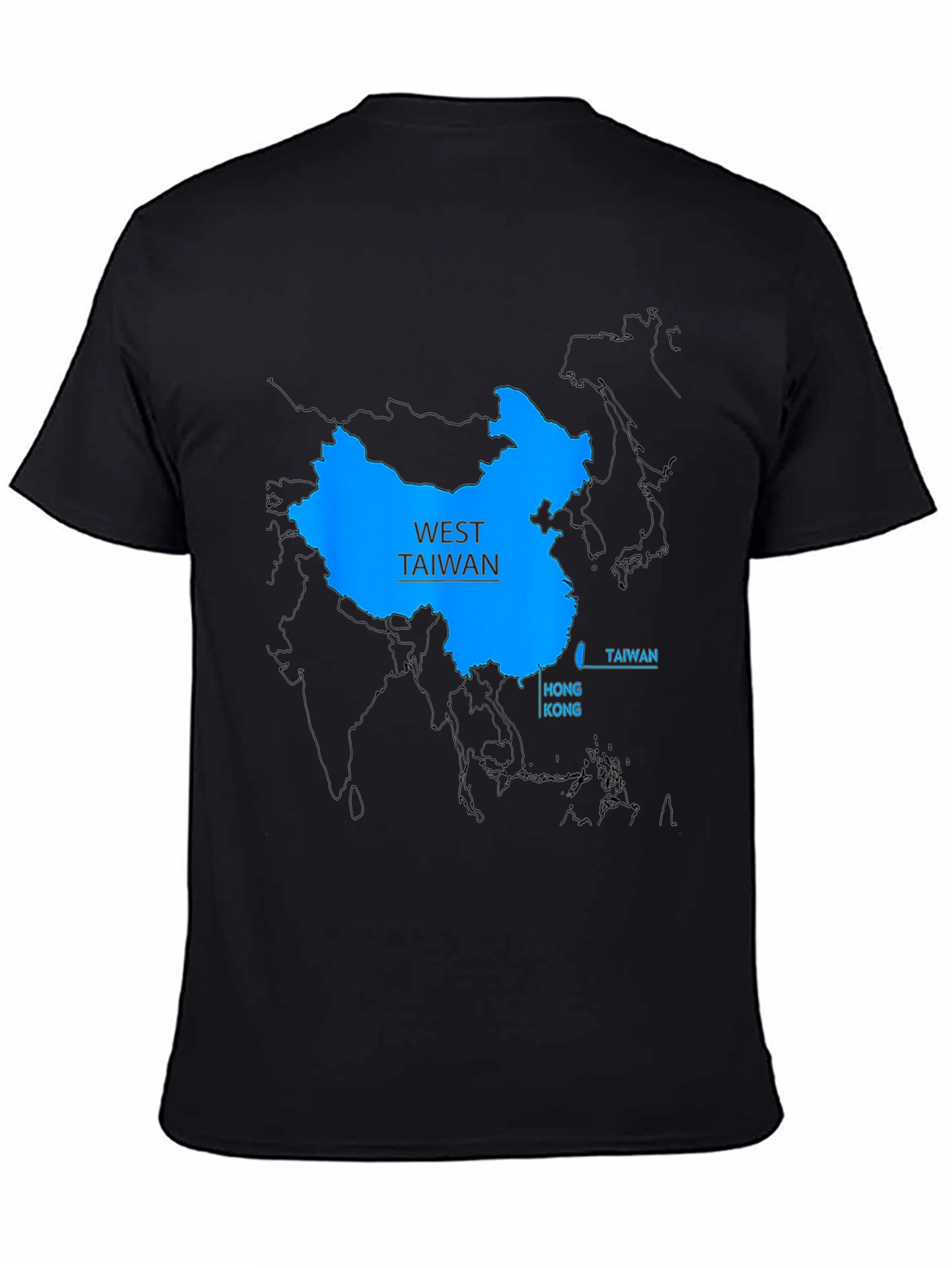 West Taiwan Map T-Shirt - Political Statement Tee