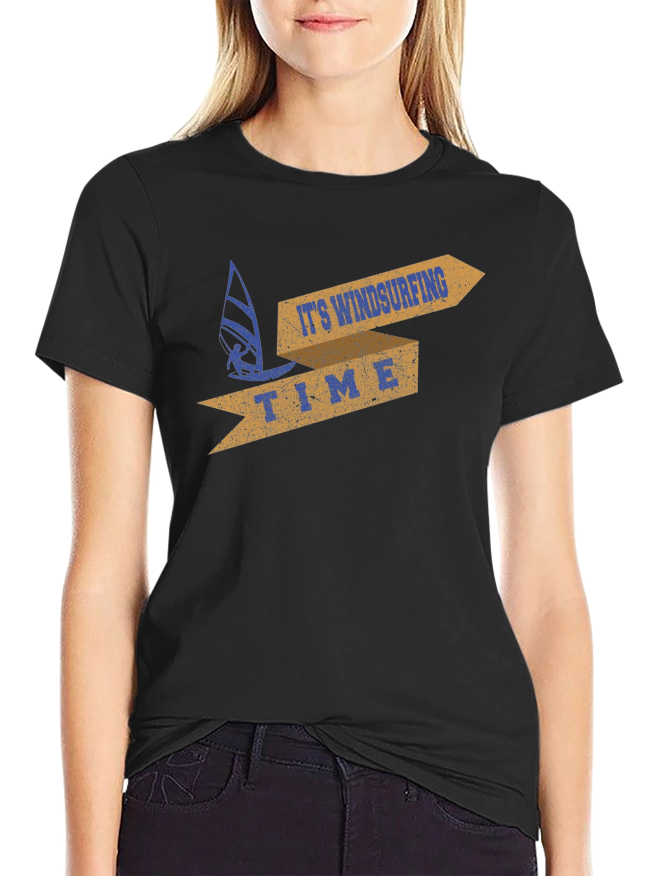 Windsurfing Time Graphic T-Shirt - Surfer Apparel
