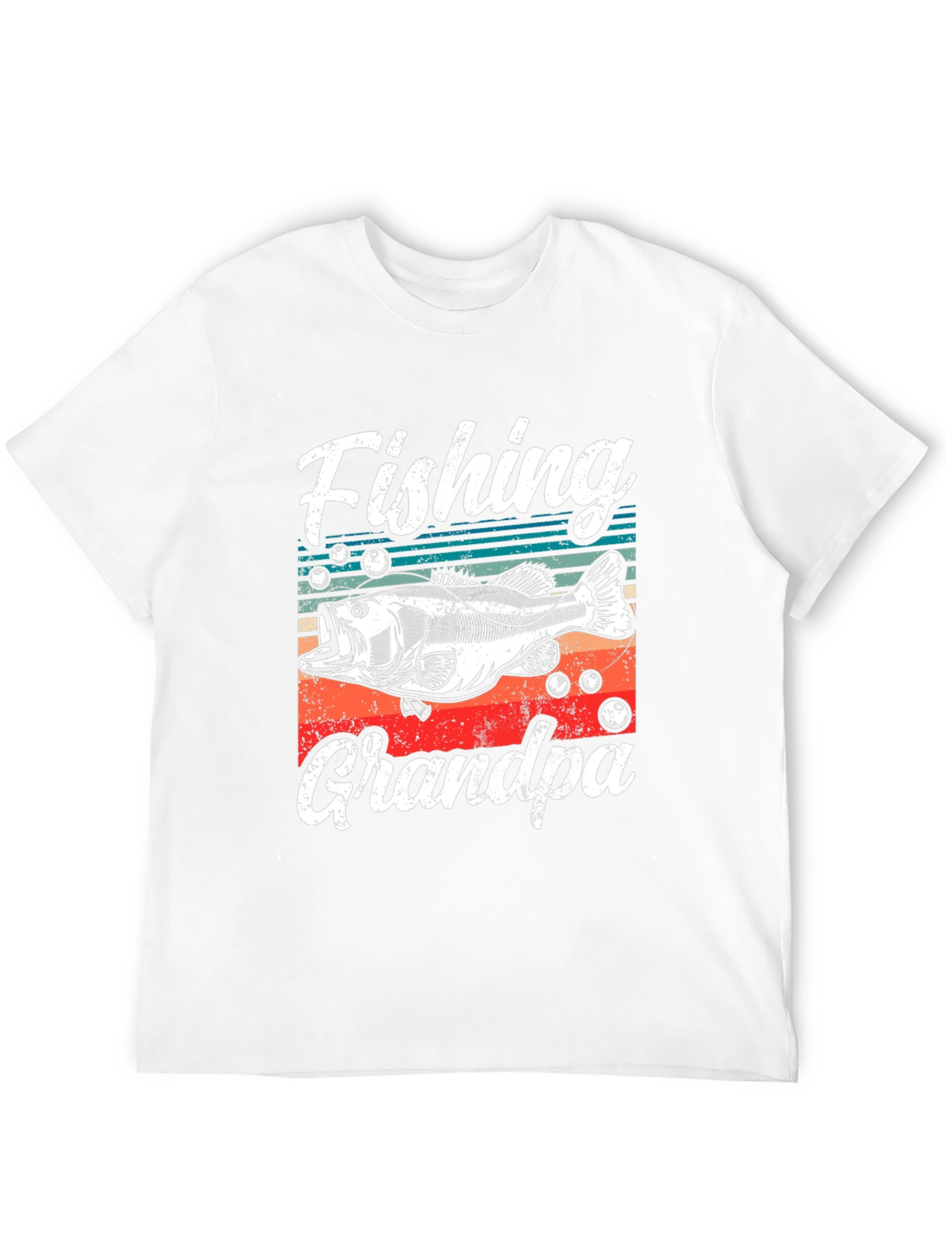 Fishing Grandpa T-Shirt - Angler Gift