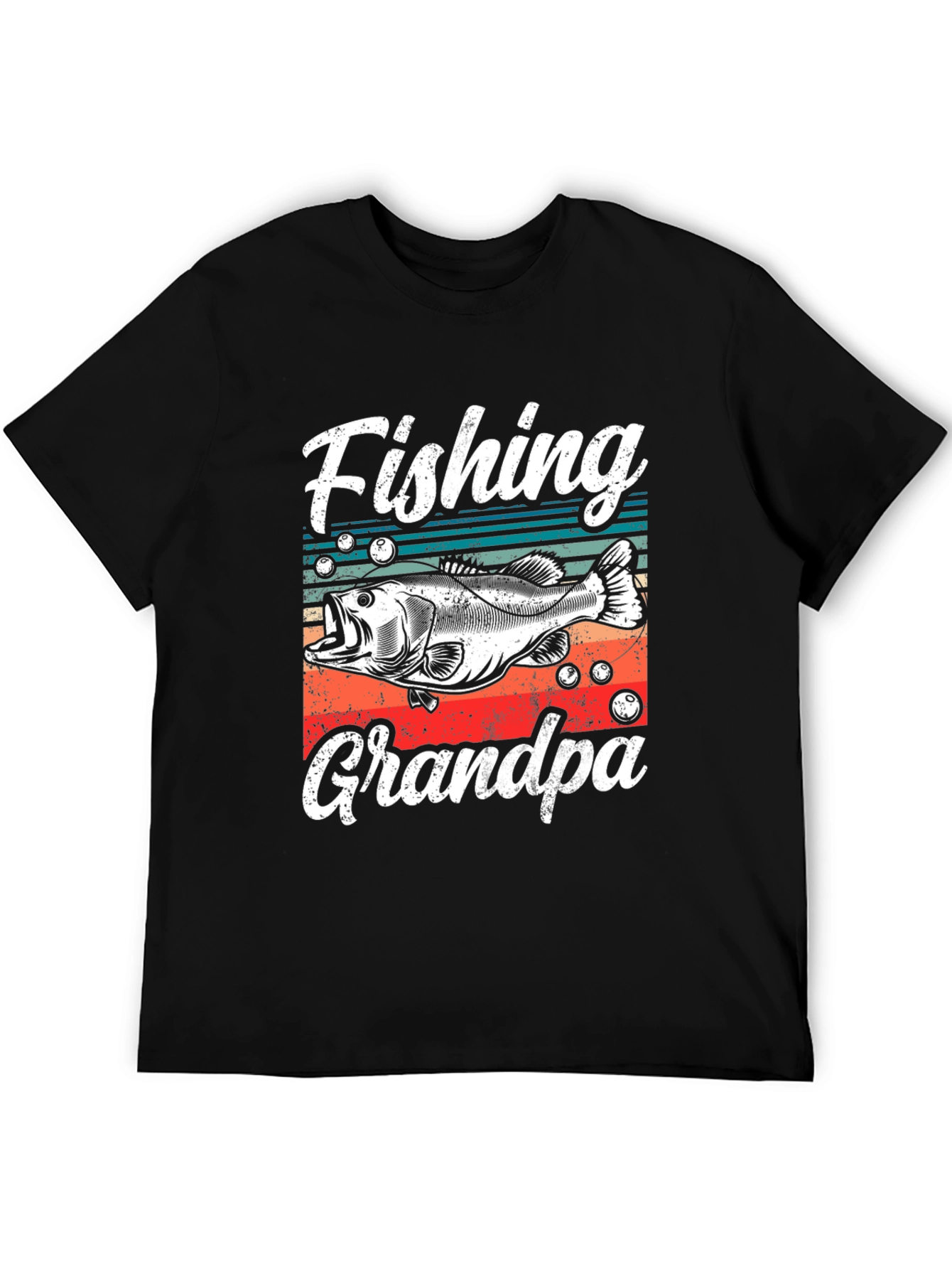 Fishing Grandpa T-Shirt - Angler Gift
