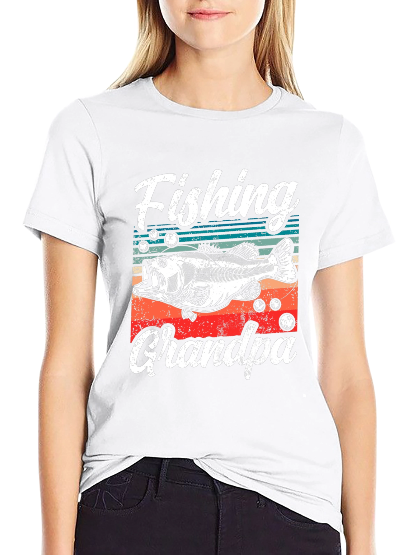 Fishing Grandpa T-Shirt - Angler Gift