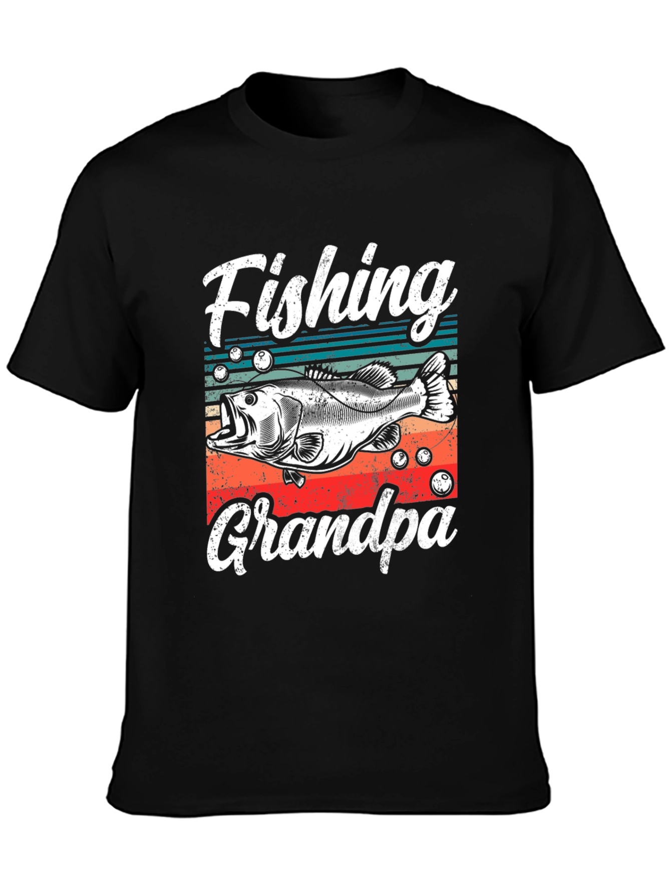 Fishing Grandpa T-Shirt - Angler Gift