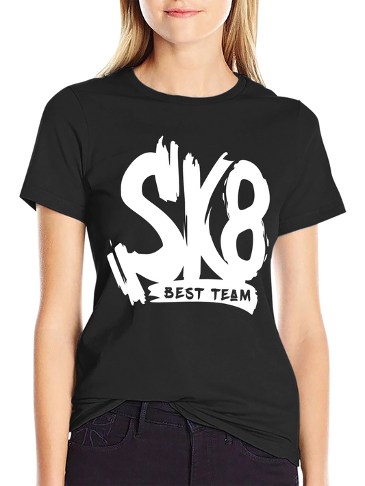 SK8 Best Team T-Shirt - Trendy Graphic Tee