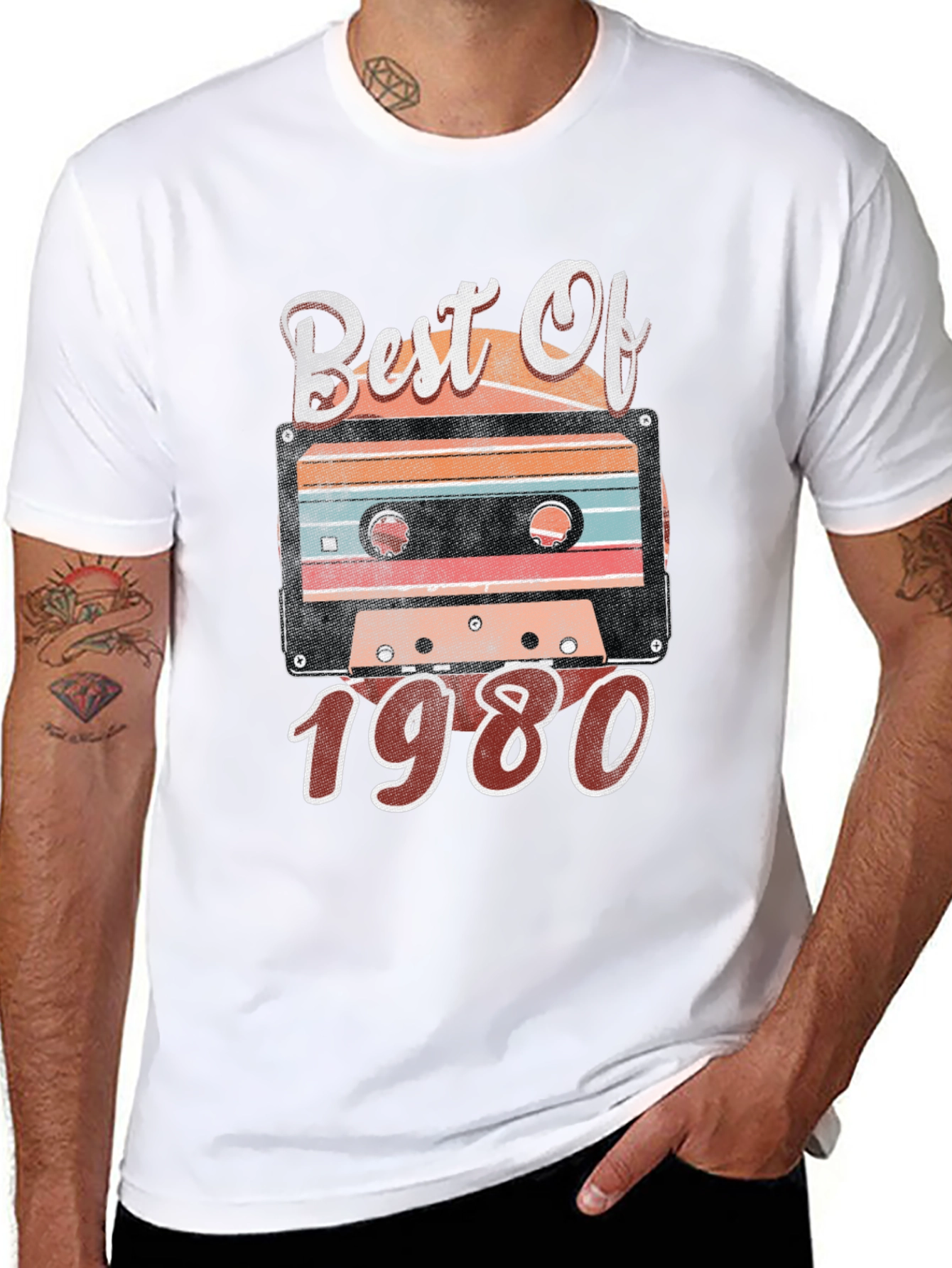 Best of 1980 Cassette Tape T-Shirt - Retro Style
