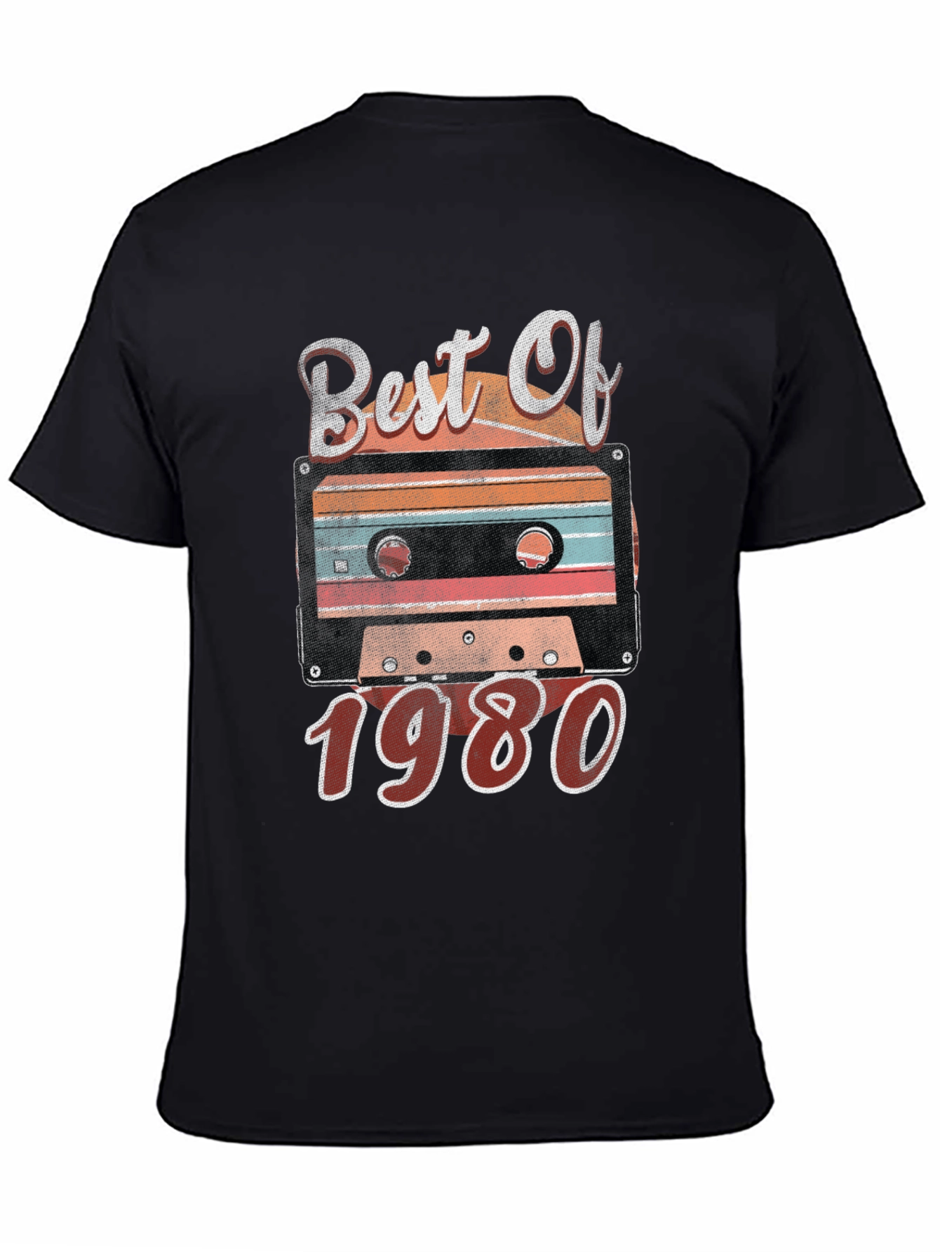 Best of 1980 Cassette Tape T-Shirt - Retro Style
