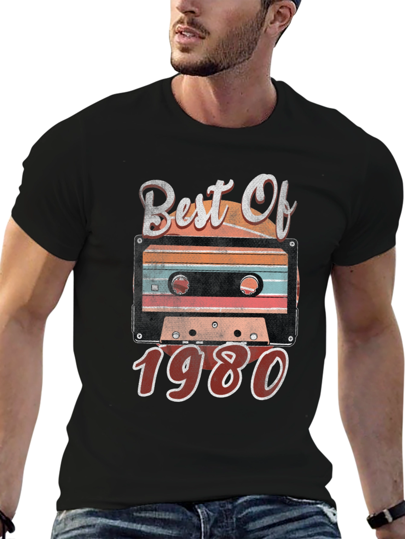 Best of 1980 Cassette Tape T-Shirt - Retro Style