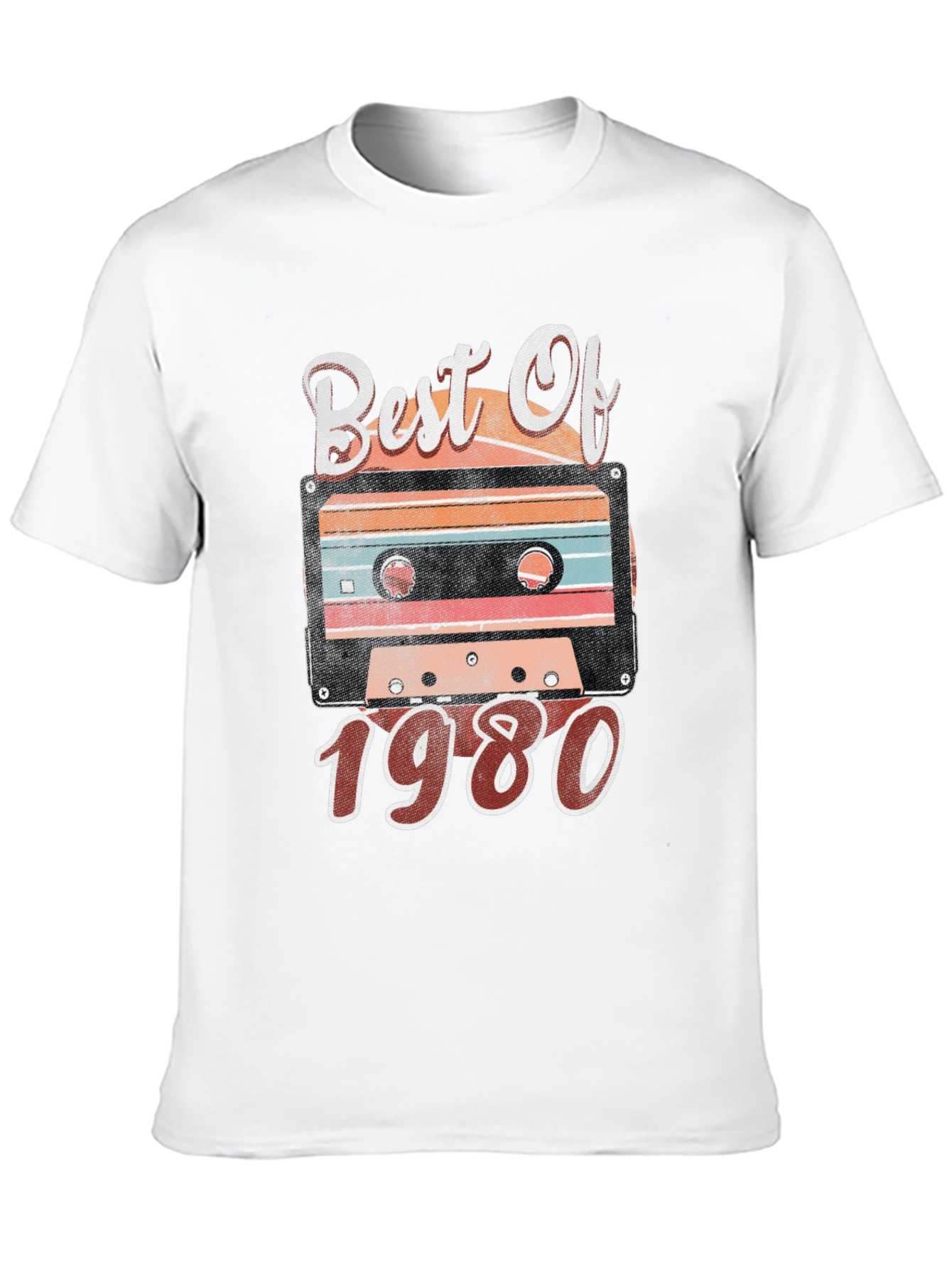 Best of 1980 Cassette Tape T-Shirt - Retro Style