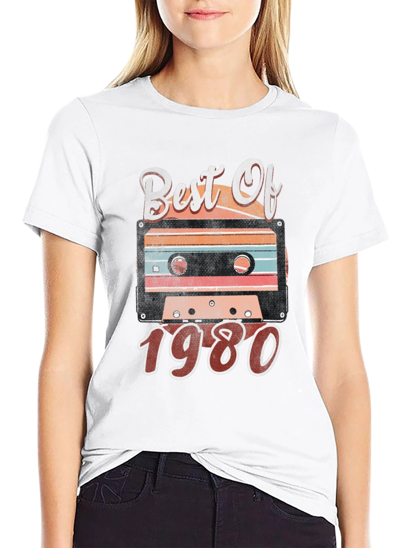 Best of 1980 Cassette Tape T-Shirt - Retro Style