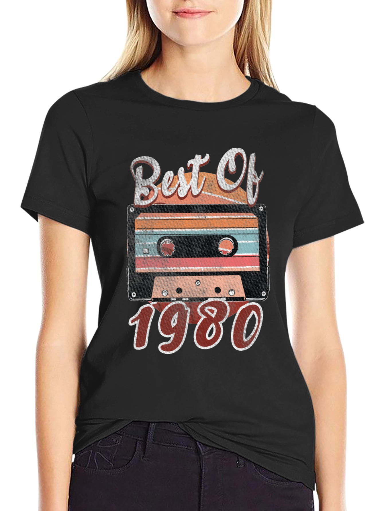 Best of 1980 Cassette Tape T-Shirt - Retro Style
