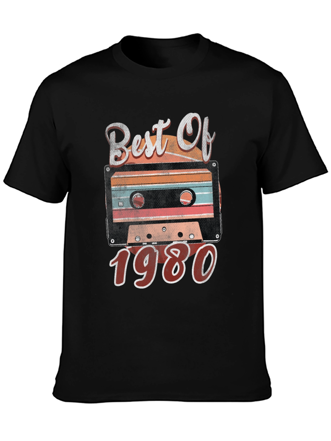 Best of 1980 Cassette Tape T-Shirt - Retro Style