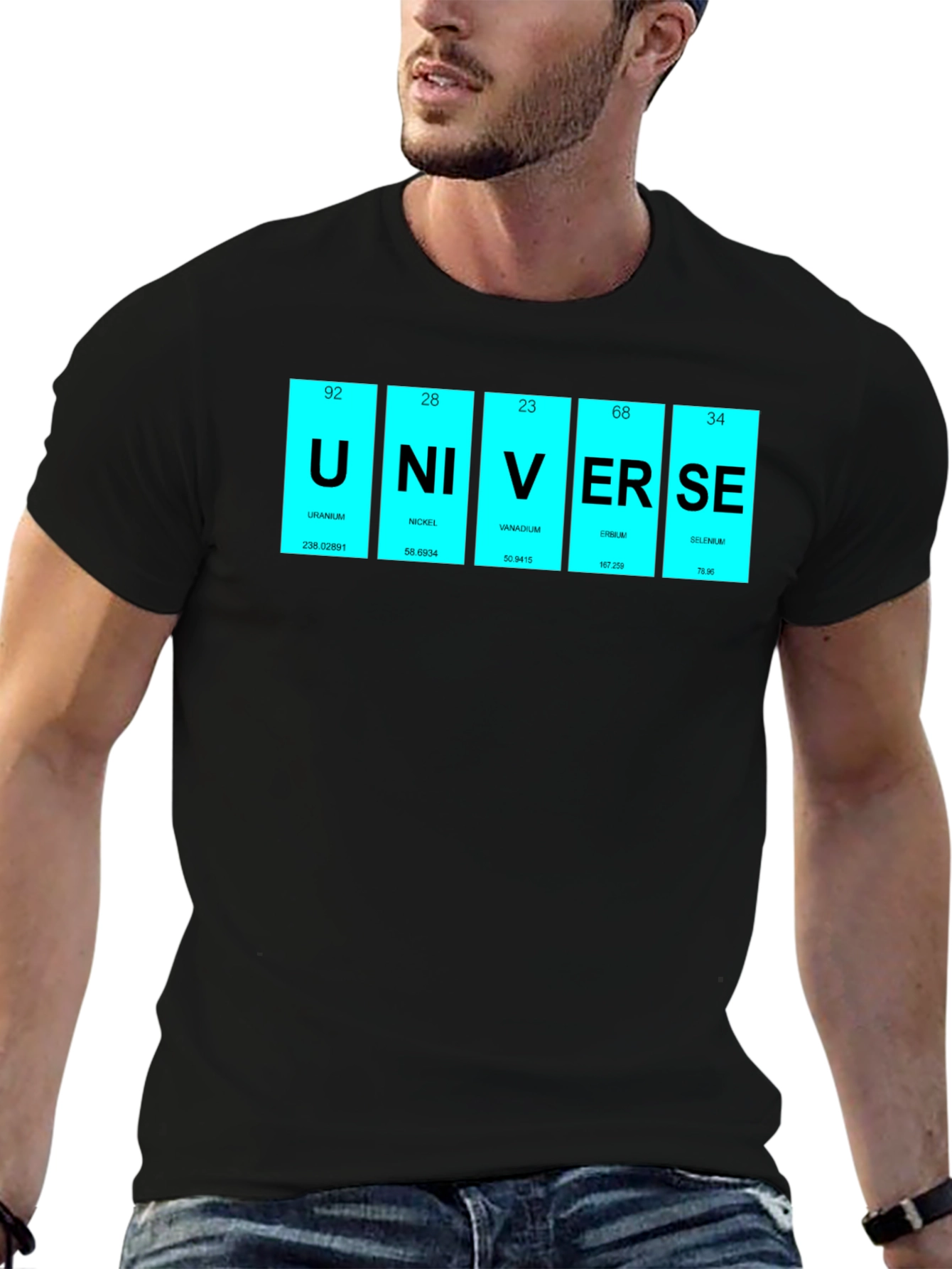 Periodic Table Universe T-Shirt - Science Geek Apparel