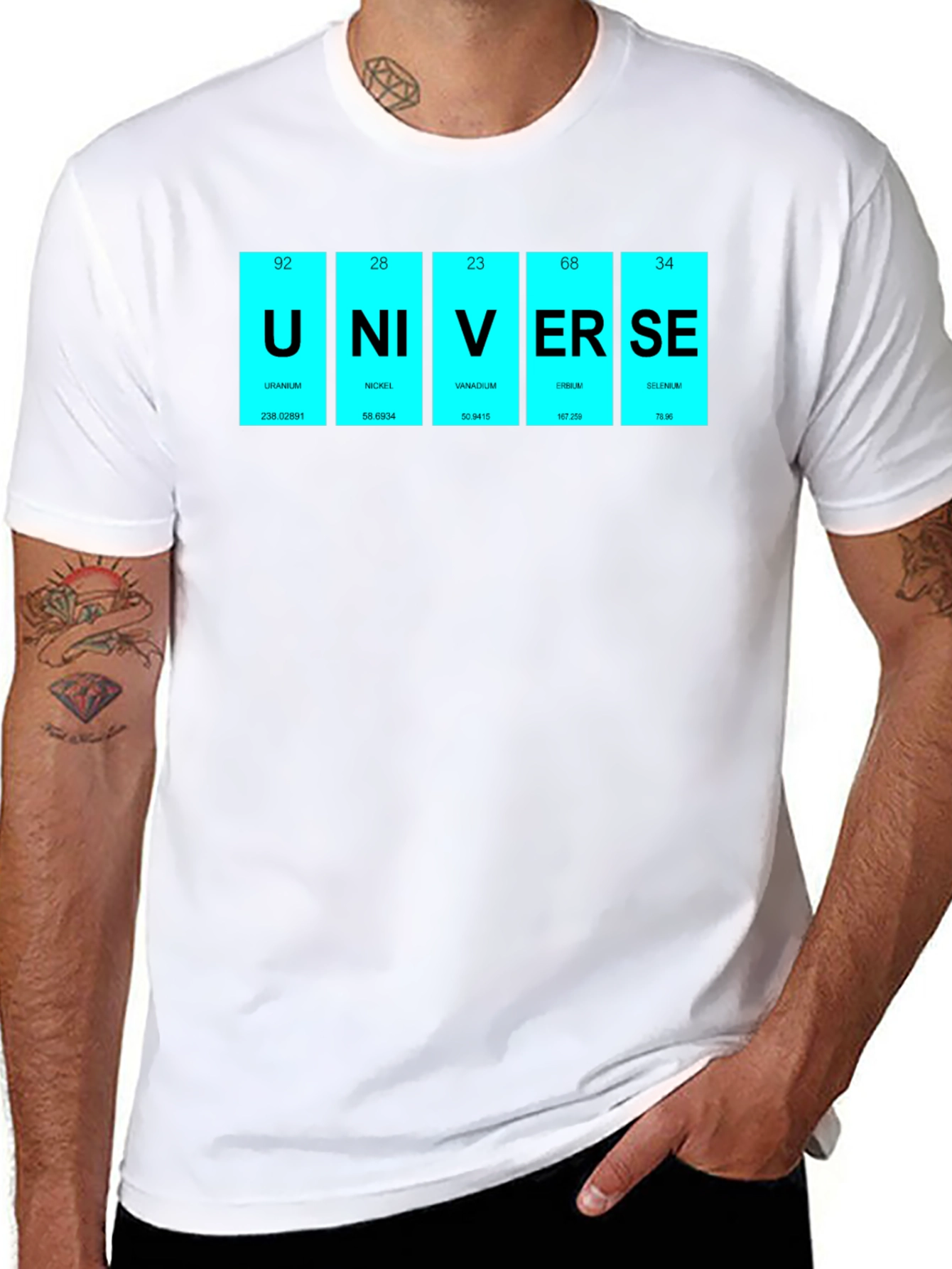 Periodic Table Universe T-Shirt - Science Geek Apparel
