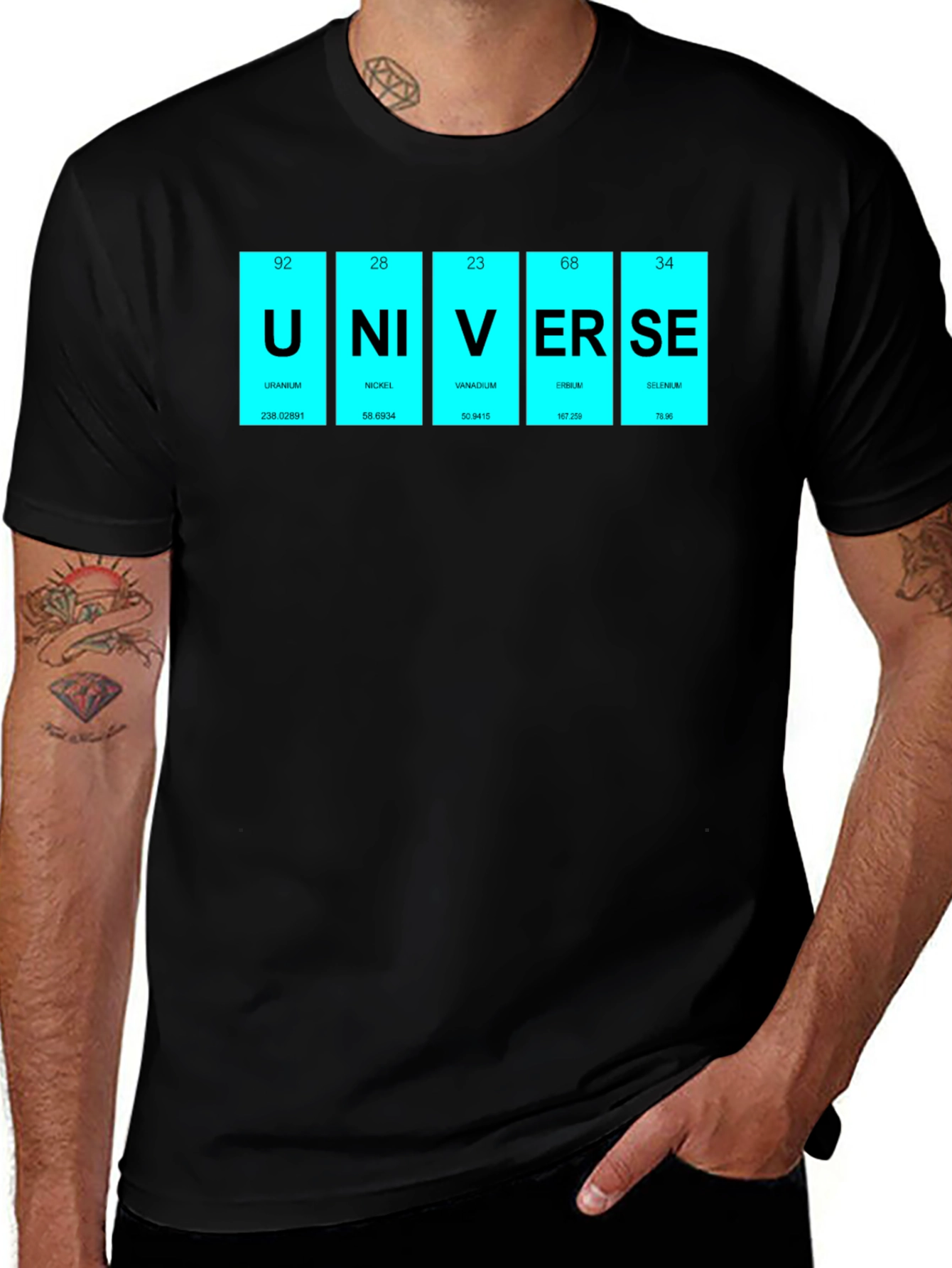 Periodic Table Universe T-Shirt - Science Geek Apparel