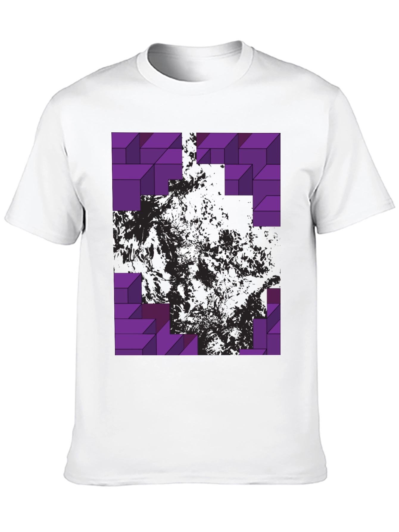Abstract Geometric T-Shirt - Modern Graphic Tee