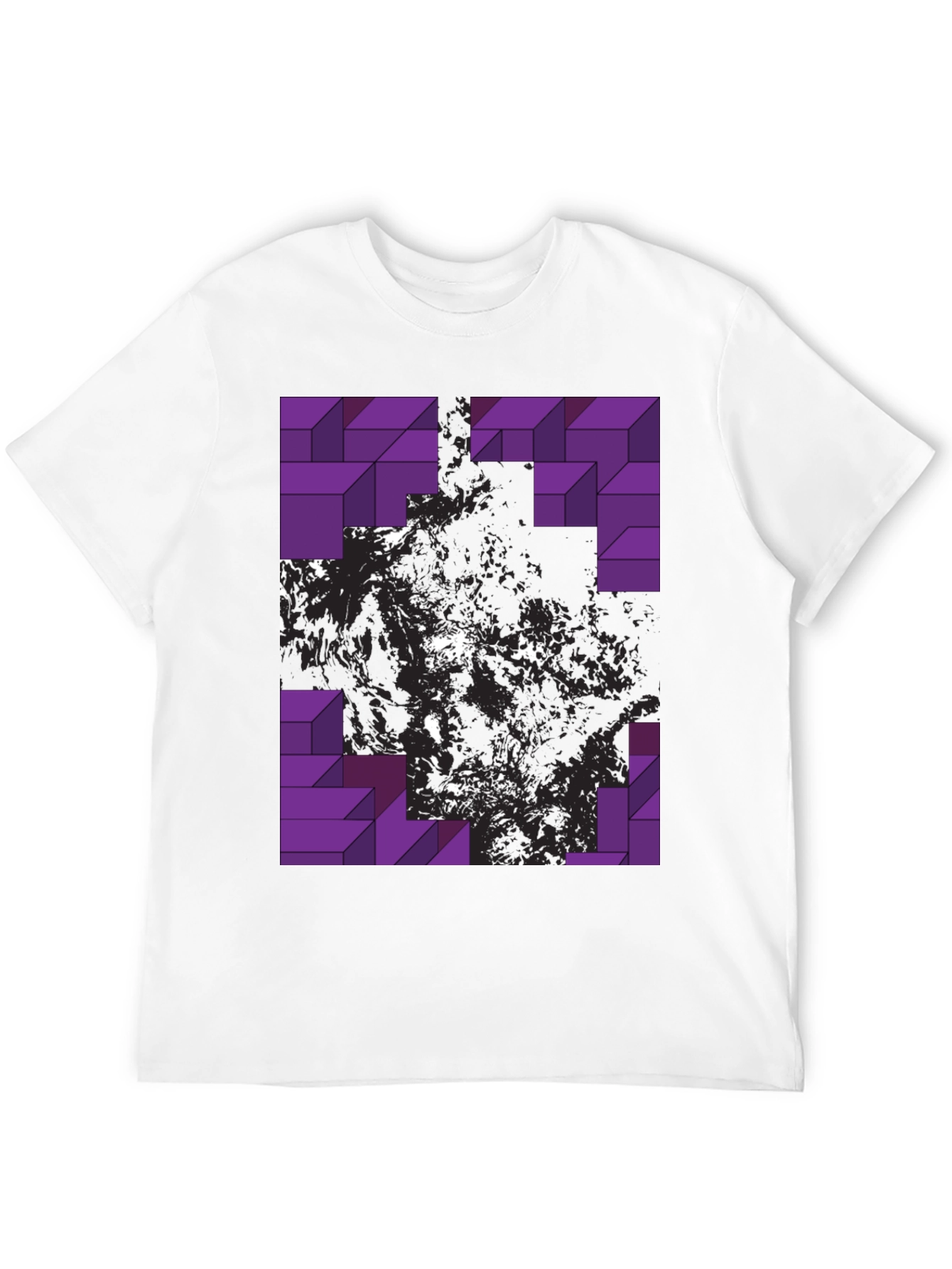 Abstract Geometric T-Shirt - Modern Graphic Tee