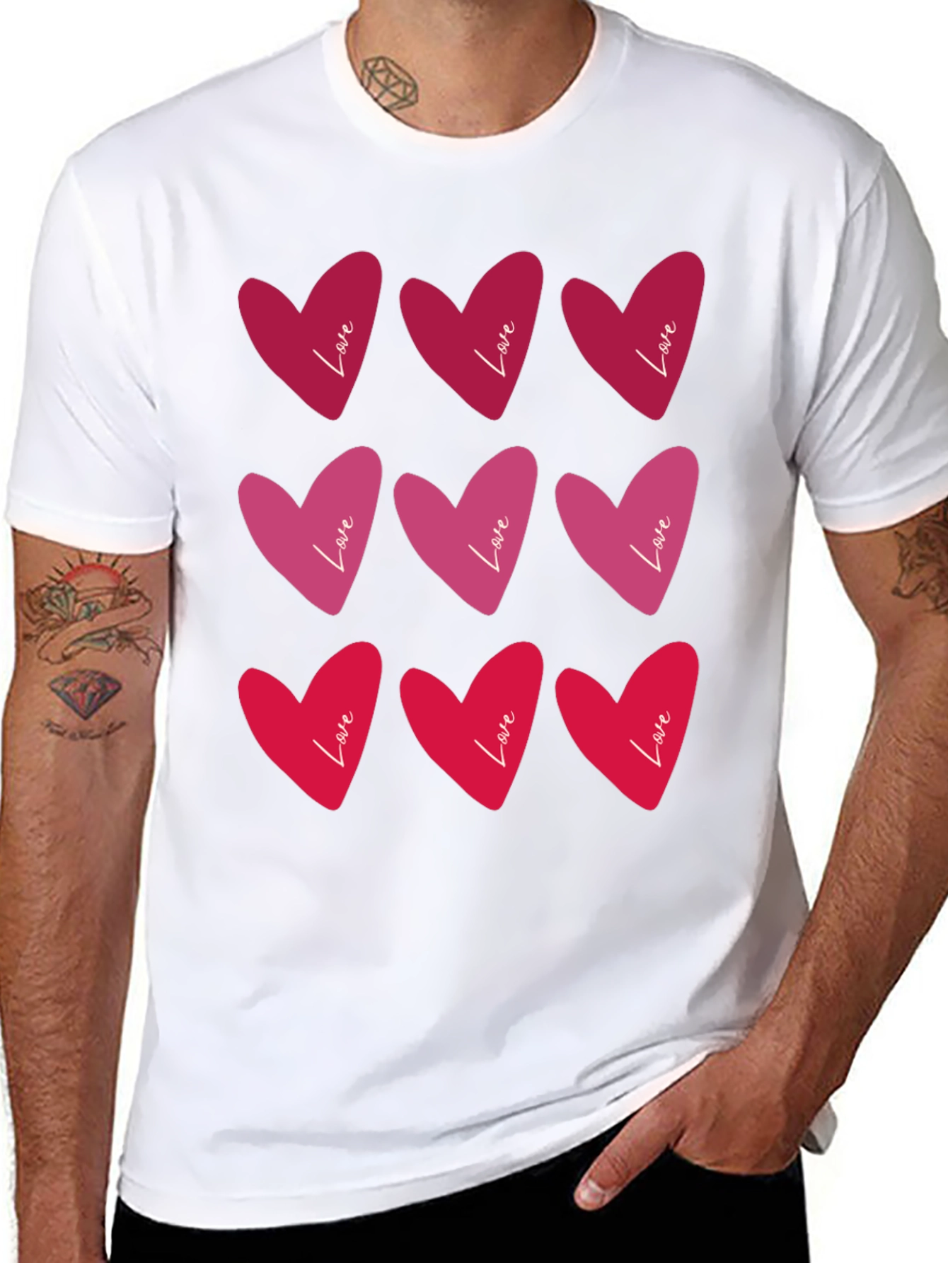 Love Heart T-Shirt - Valentines Day Gift