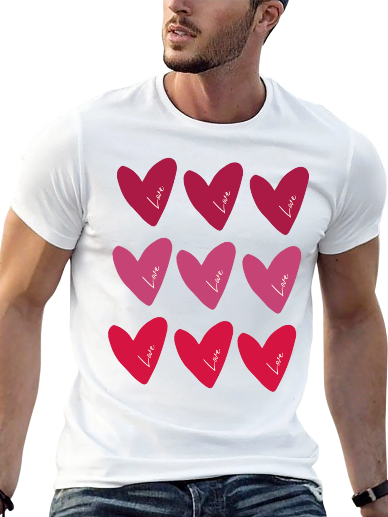Love Heart T-Shirt - Valentines Day Gift