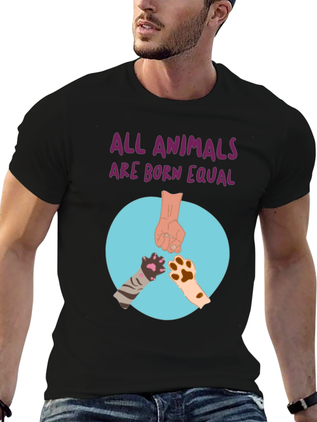 Equality T-Shirt - All Animals Are Born Equal