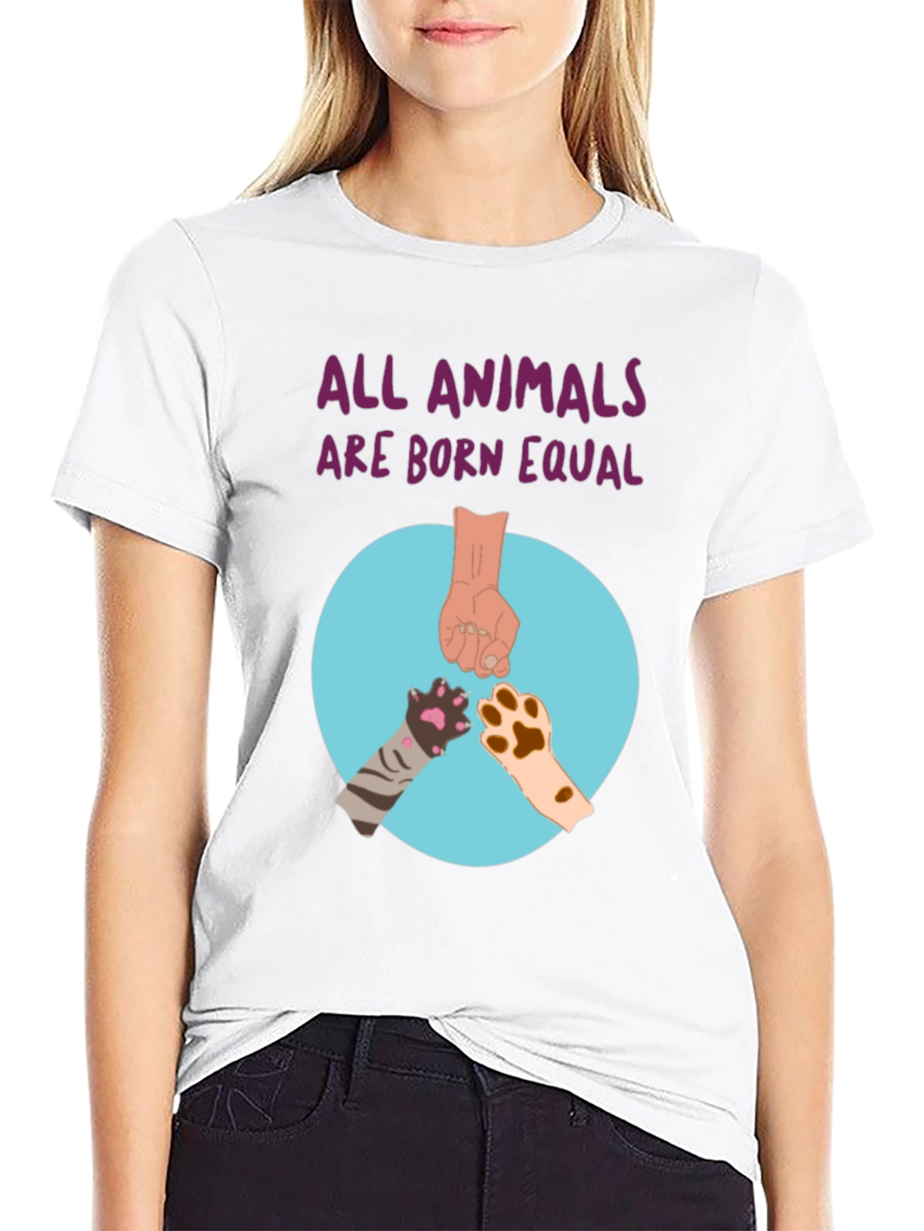 Equality T-Shirt - All Animals Are Born Equal
